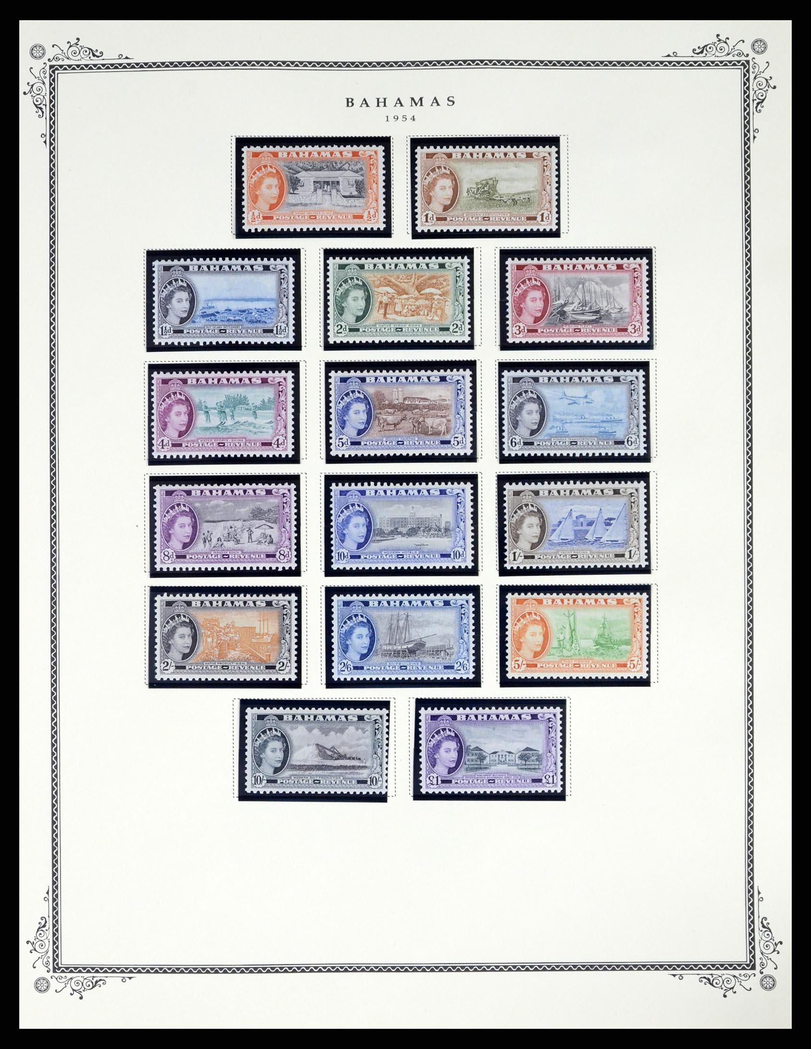 37629 019 - Postzegelverzameling 37629 Bahamas 1861-2013.