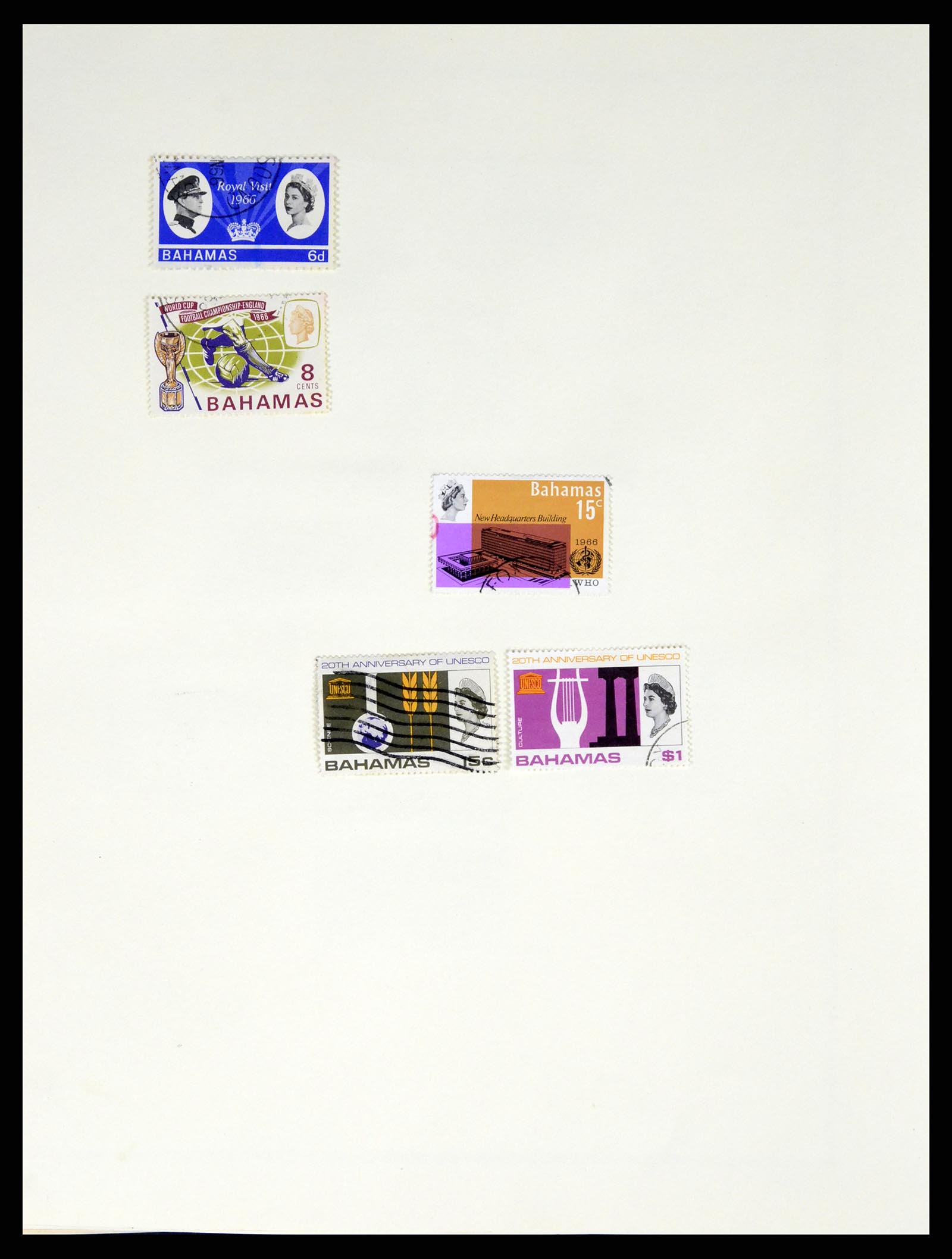 37629 027 - Postzegelverzameling 37629 Bahamas 1861-2013.