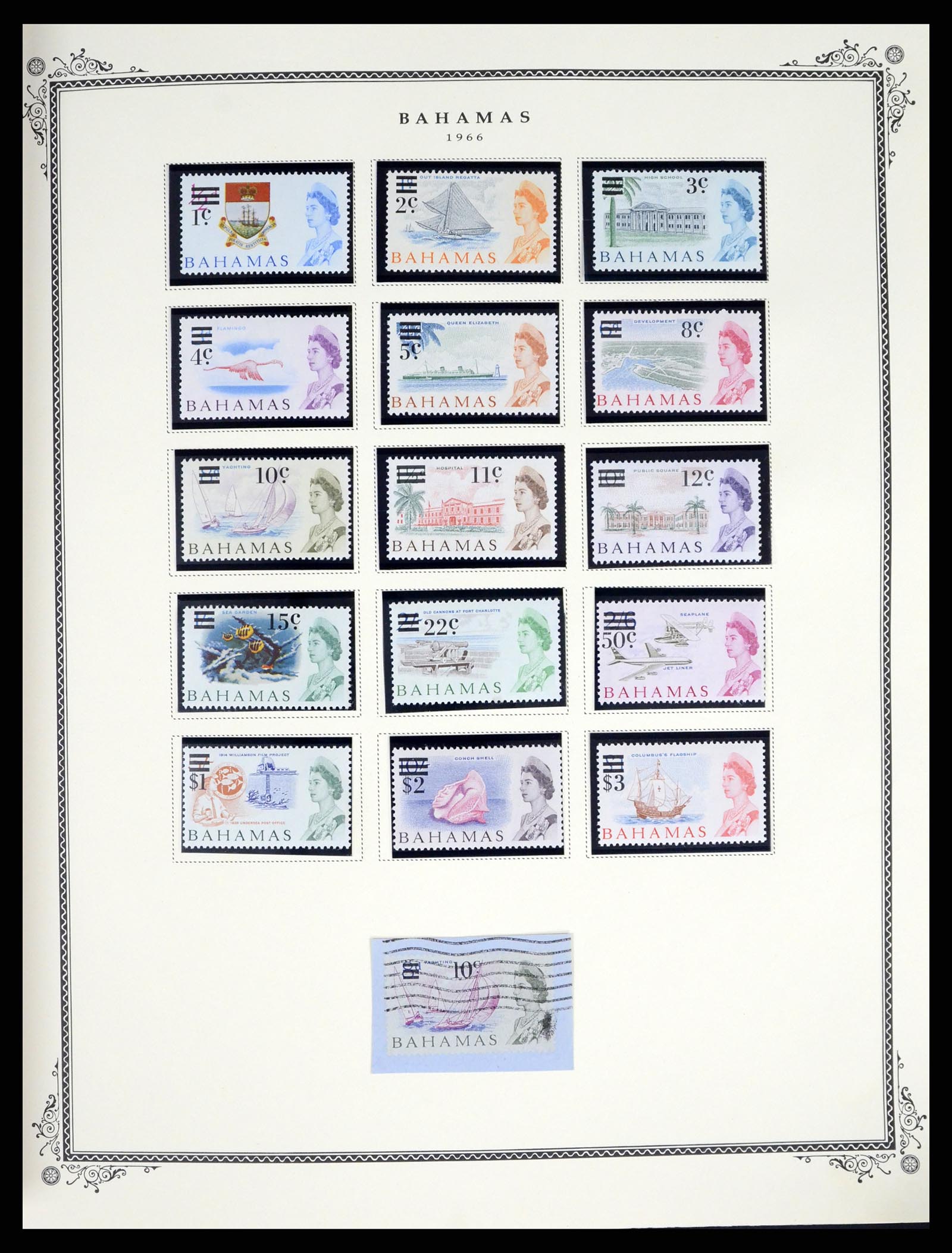 37629 030 - Postzegelverzameling 37629 Bahamas 1861-2013.