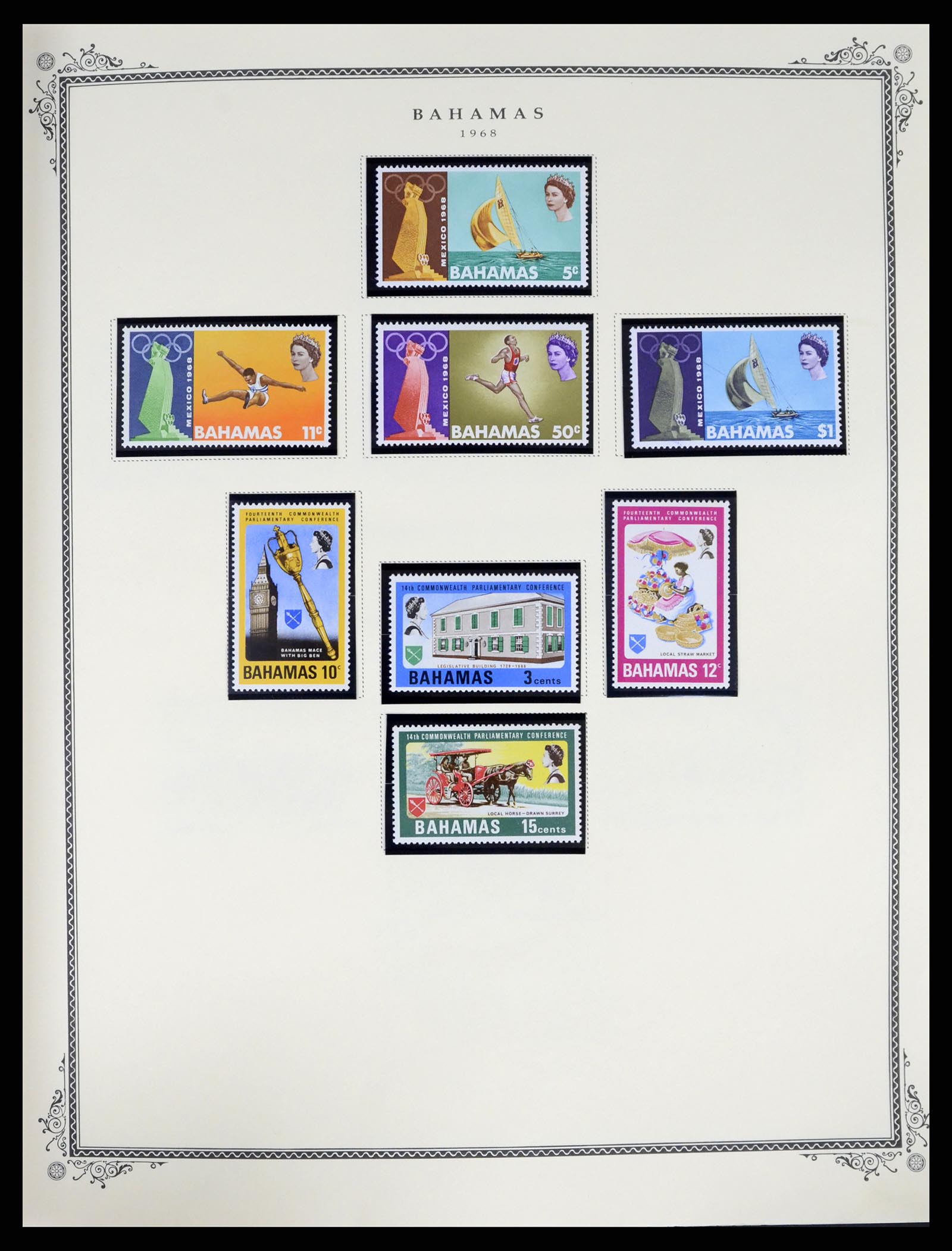 37629 036 - Postzegelverzameling 37629 Bahamas 1861-2013.