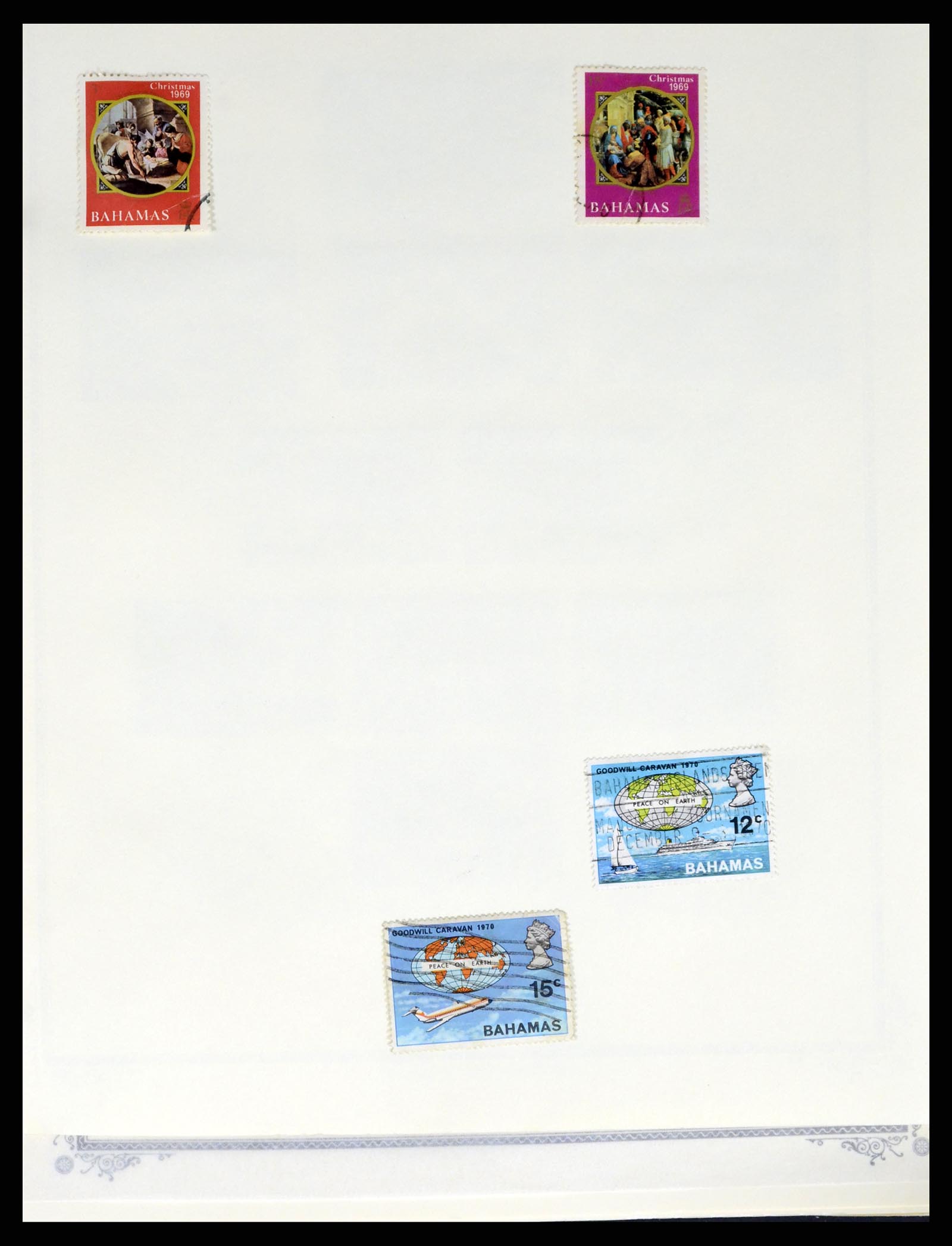 37629 039 - Postzegelverzameling 37629 Bahamas 1861-2013.
