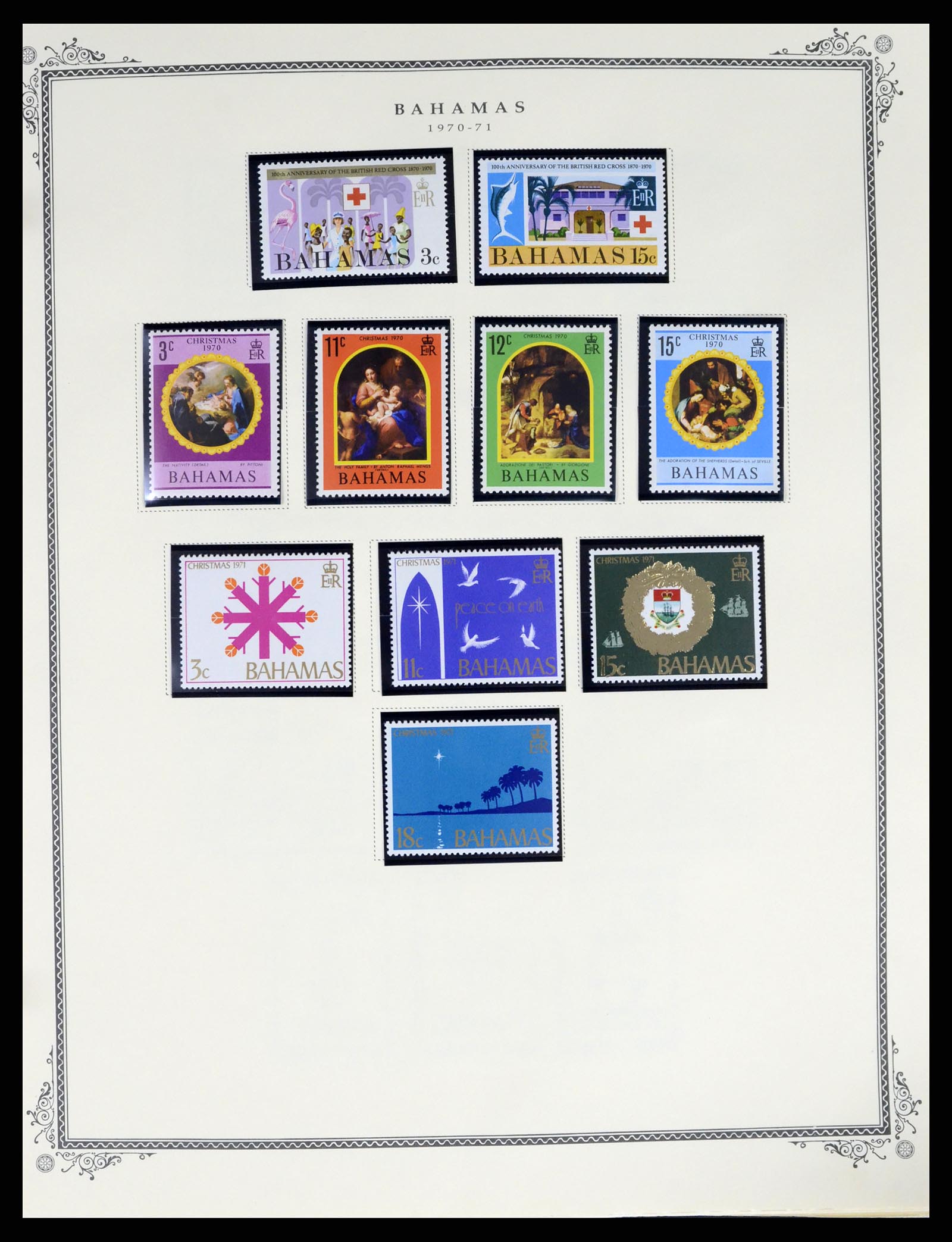 37629 042 - Postzegelverzameling 37629 Bahamas 1861-2013.