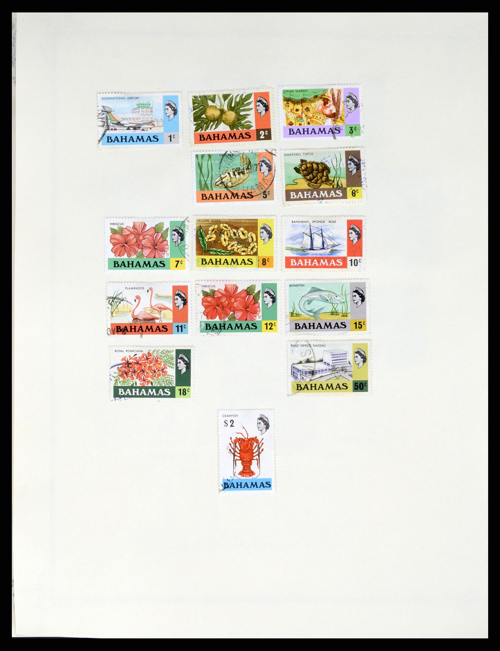 37629 043 - Postzegelverzameling 37629 Bahamas 1861-2013.