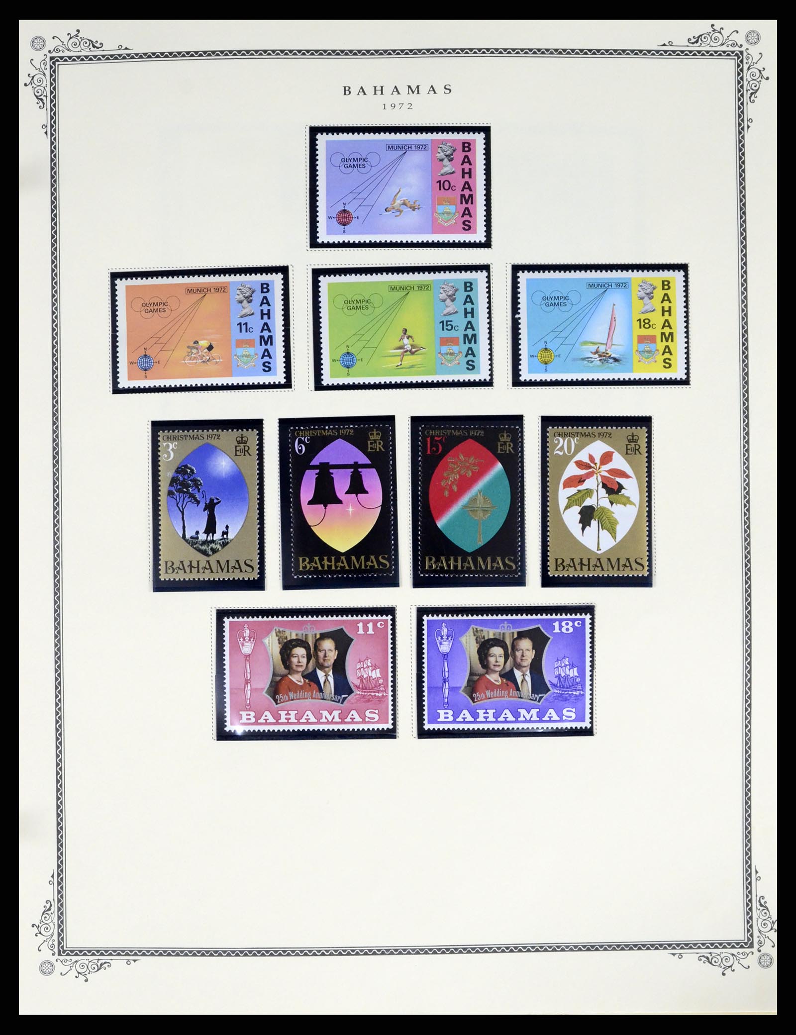 37629 046 - Postzegelverzameling 37629 Bahamas 1861-2013.