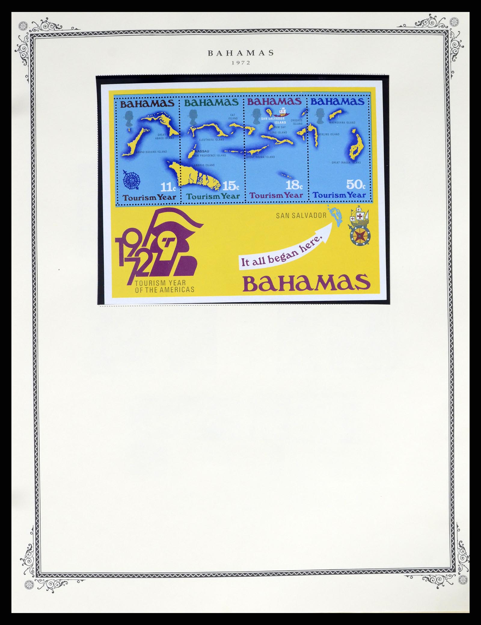 37629 048 - Postzegelverzameling 37629 Bahamas 1861-2013.