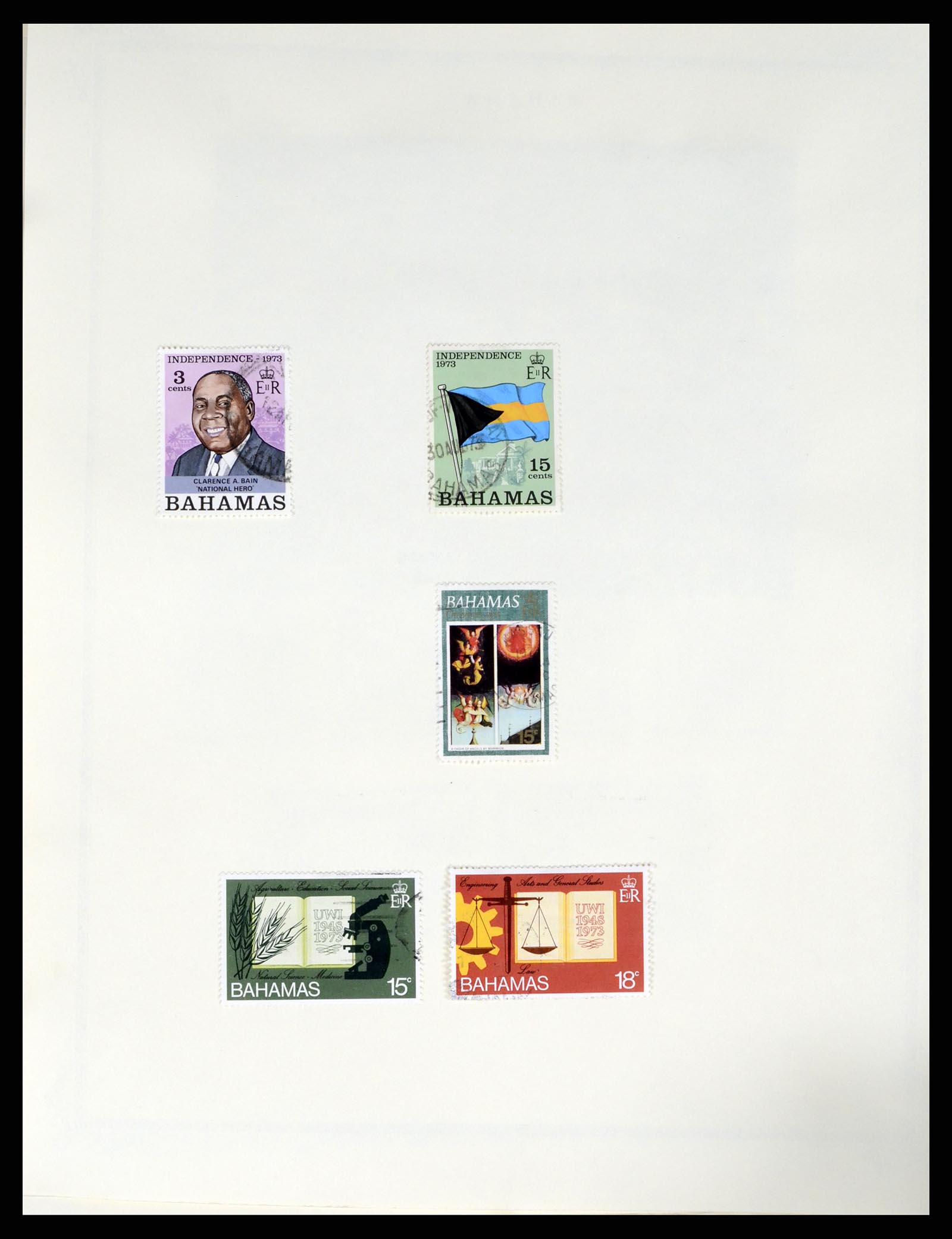 37629 049 - Postzegelverzameling 37629 Bahamas 1861-2013.