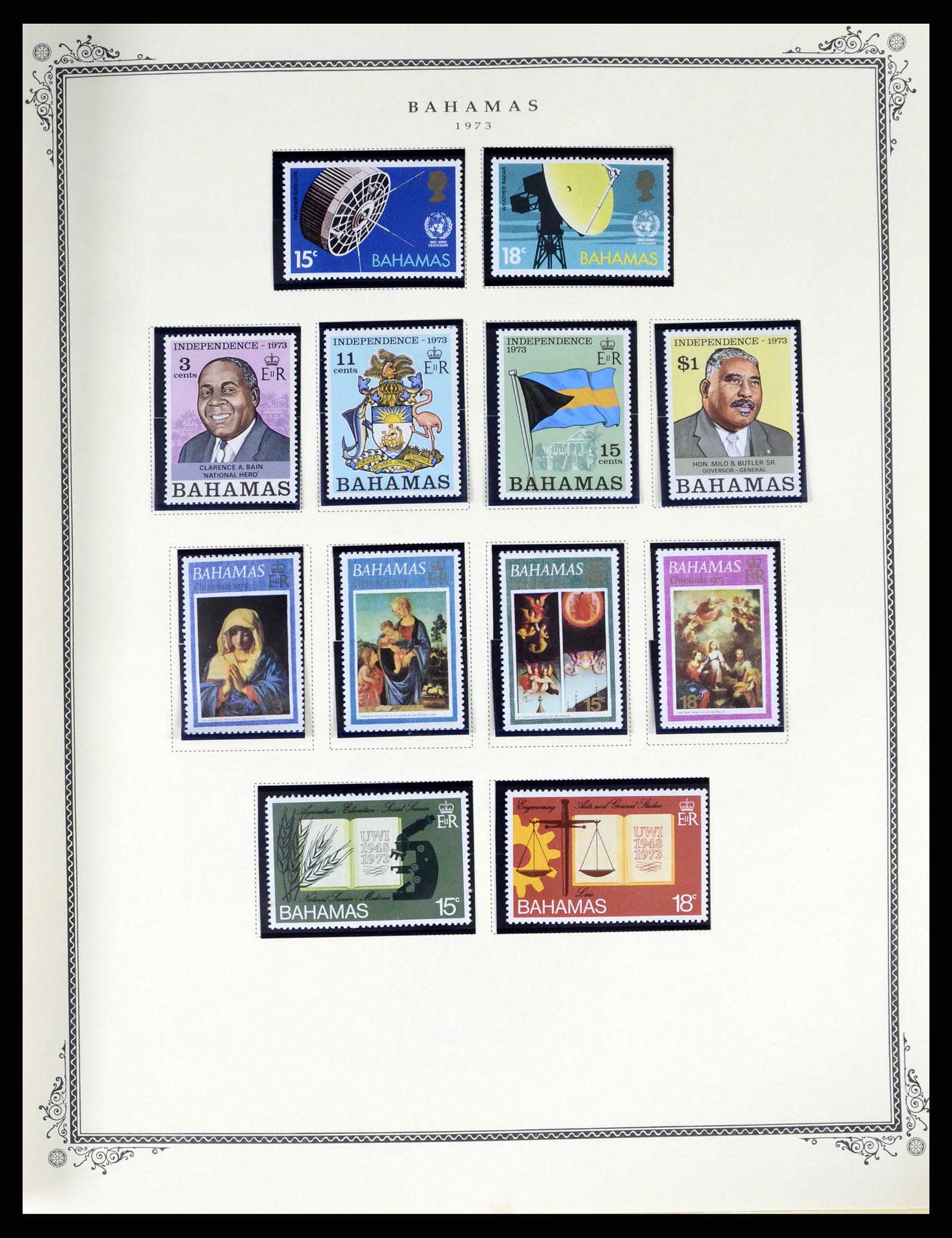 37629 050 - Postzegelverzameling 37629 Bahamas 1861-2013.