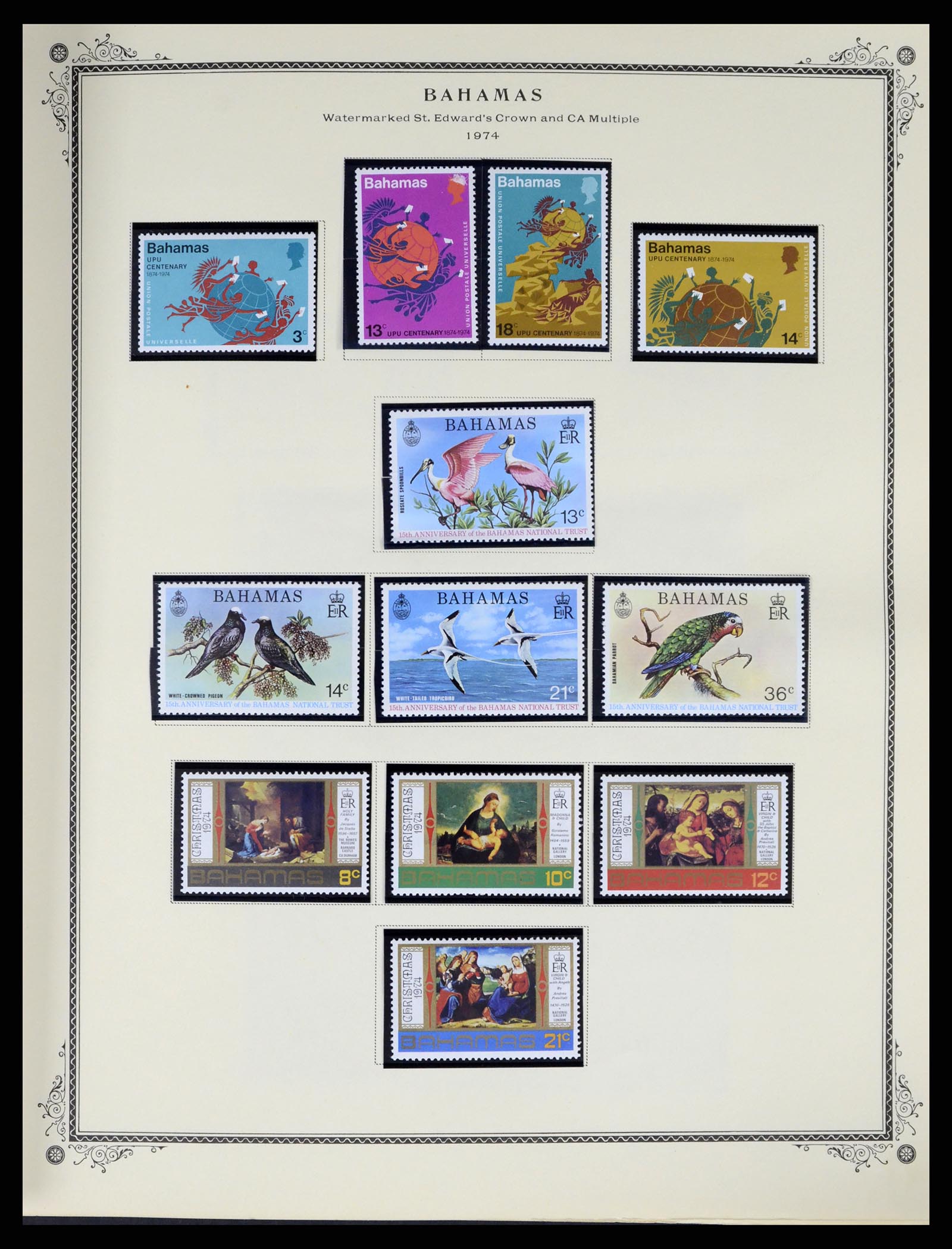 37629 052 - Postzegelverzameling 37629 Bahamas 1861-2013.