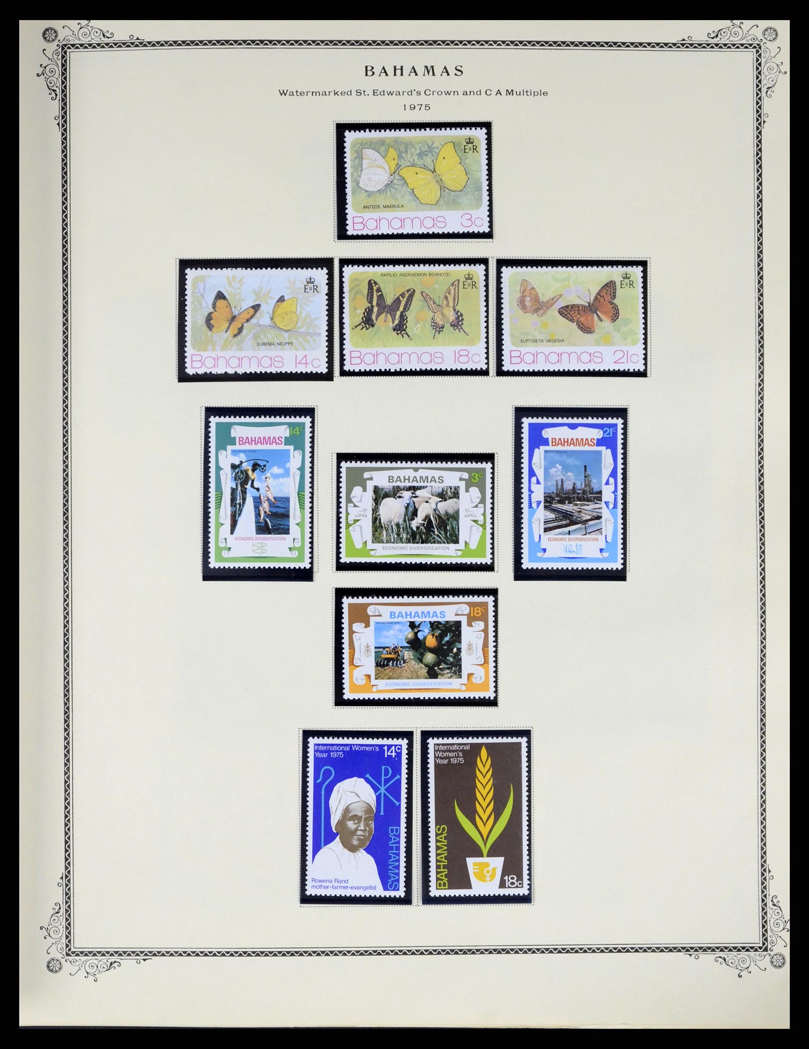 37629 054 - Postzegelverzameling 37629 Bahamas 1861-2013.