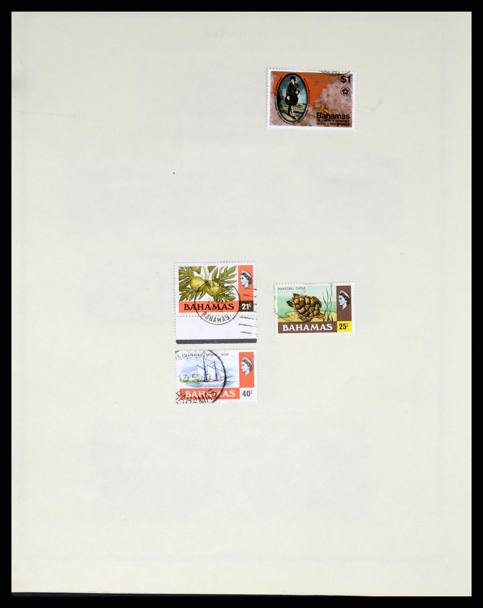 37629 057 - Postzegelverzameling 37629 Bahamas 1861-2013.