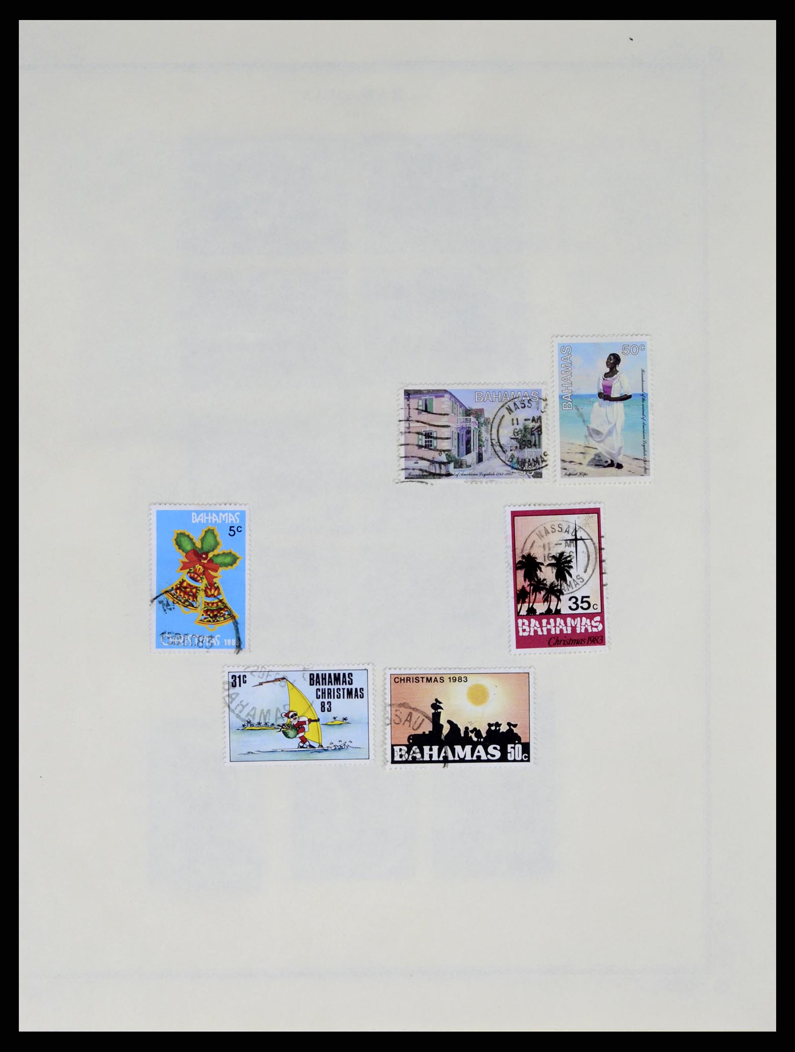 37629 082 - Postzegelverzameling 37629 Bahamas 1861-2013.