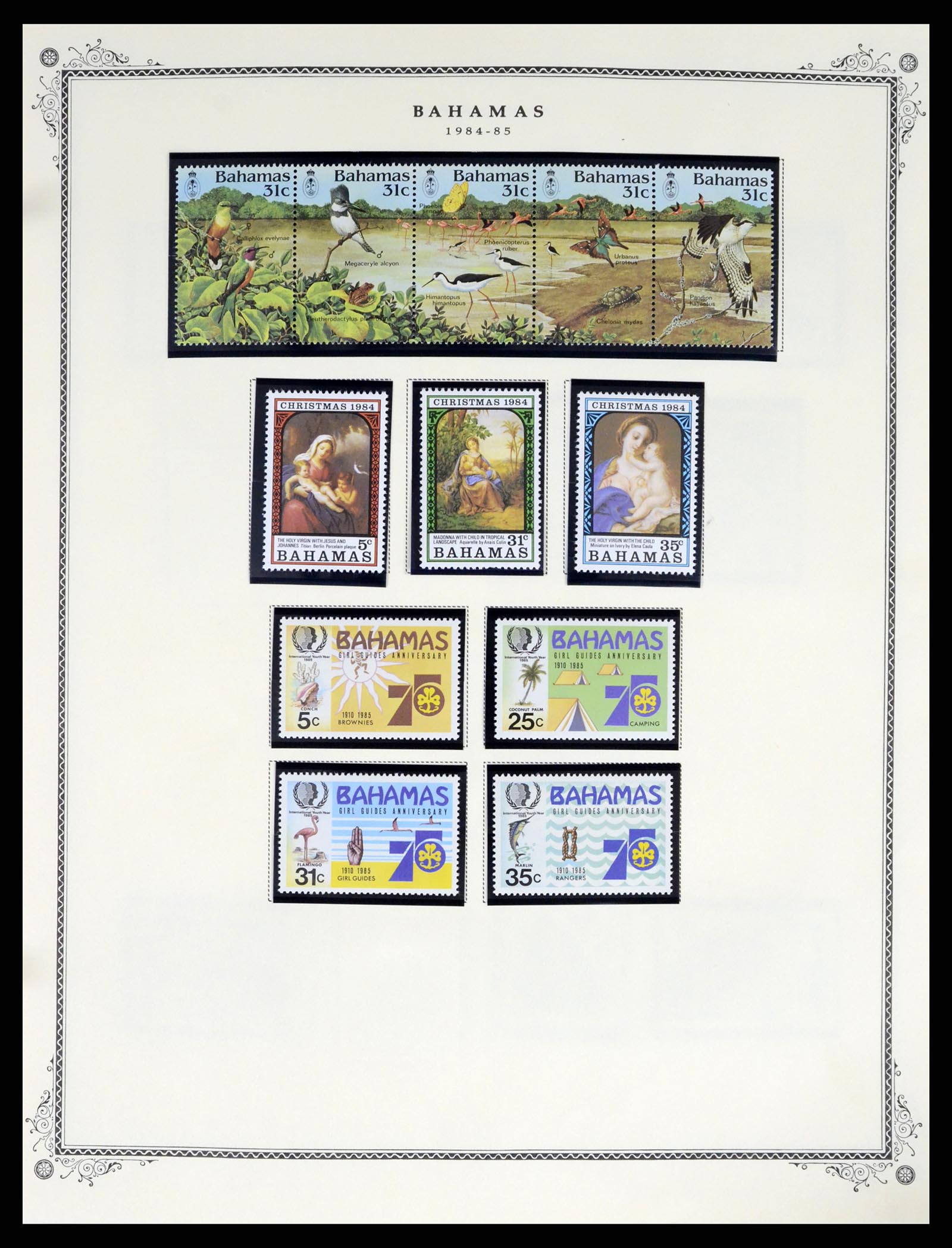 37629 087 - Postzegelverzameling 37629 Bahamas 1861-2013.