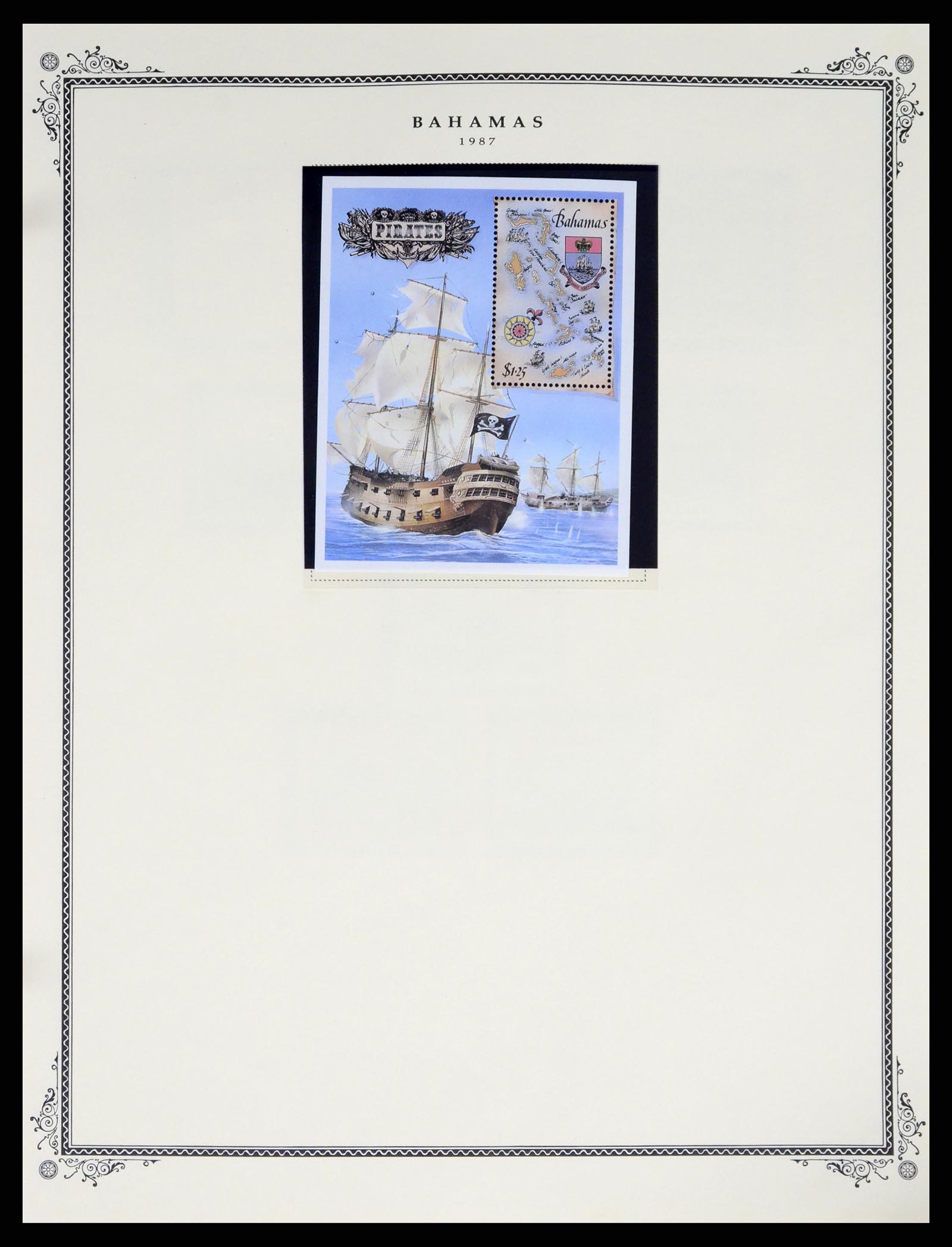 37629 100 - Postzegelverzameling 37629 Bahamas 1861-2013.