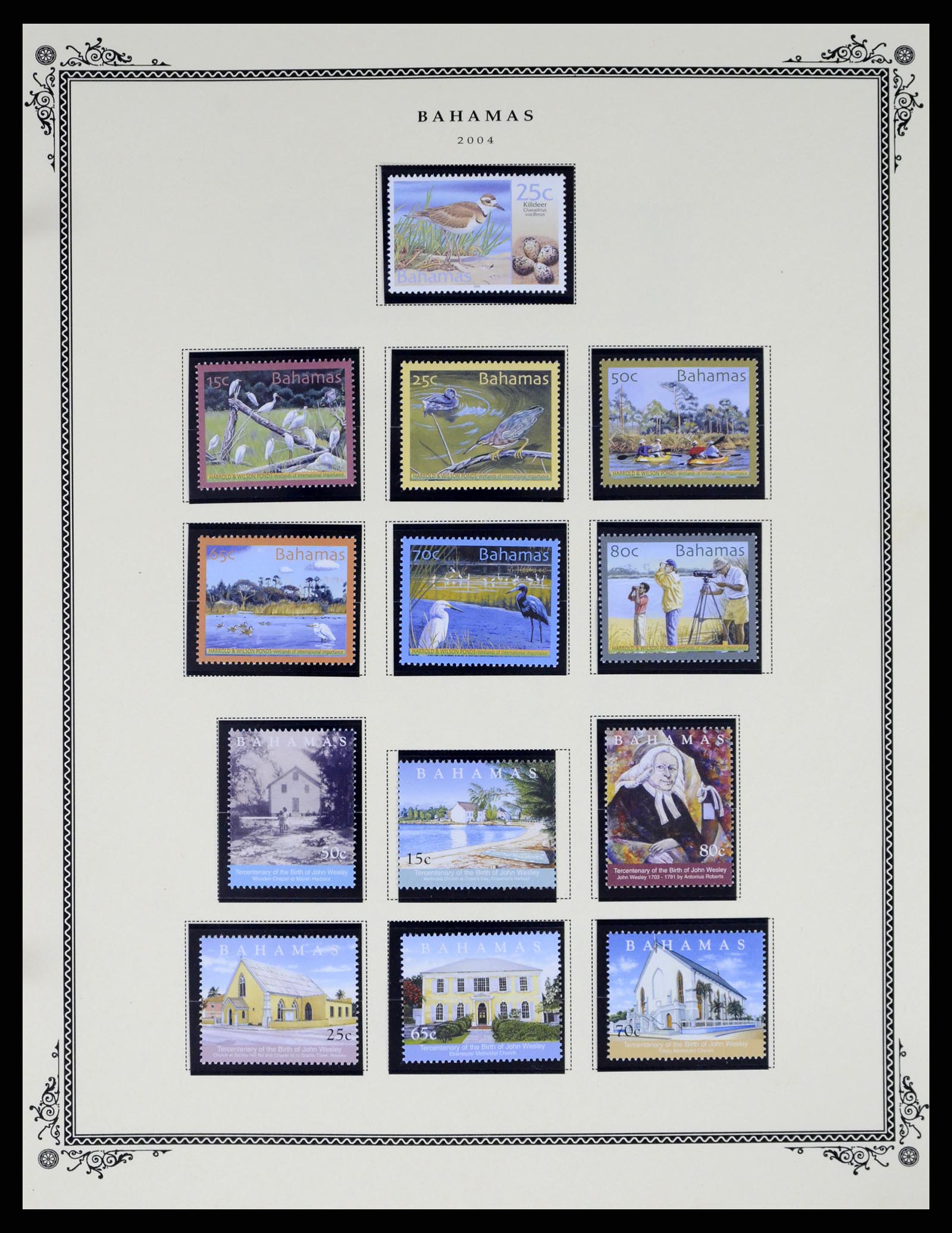 37629 201 - Postzegelverzameling 37629 Bahamas 1861-2013.