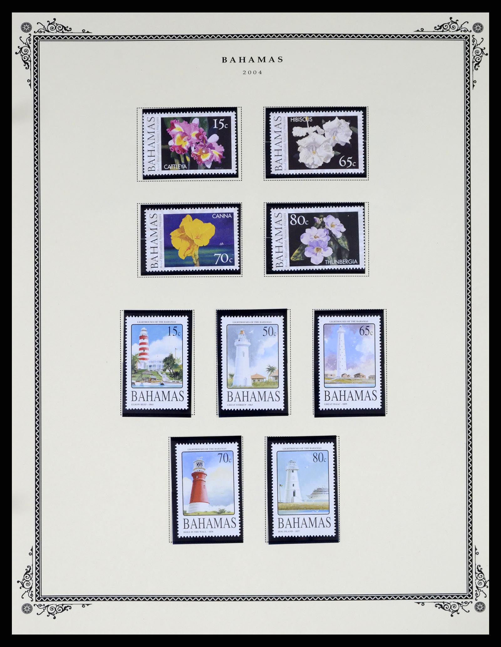37629 202 - Postzegelverzameling 37629 Bahamas 1861-2013.