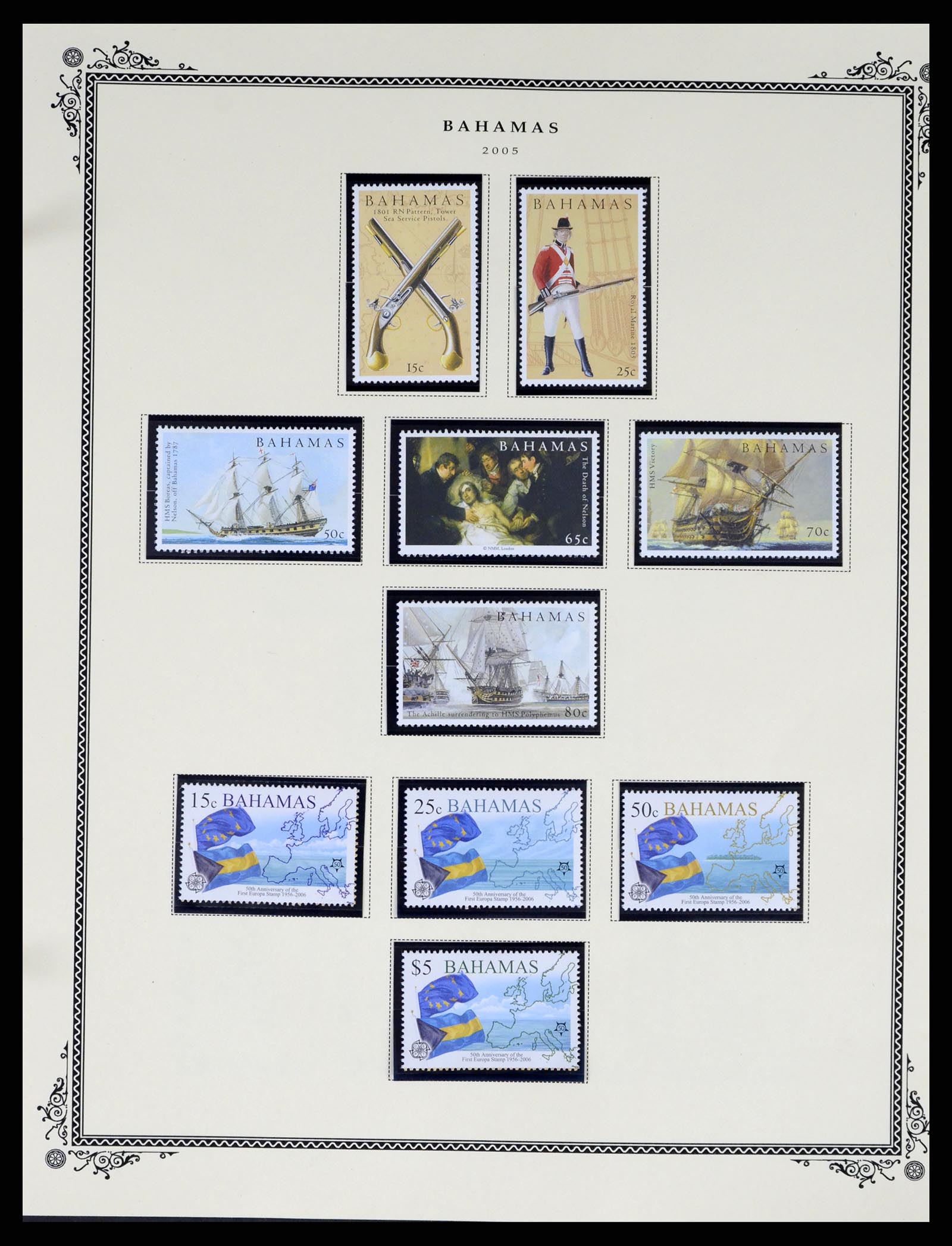 37629 206 - Postzegelverzameling 37629 Bahamas 1861-2013.