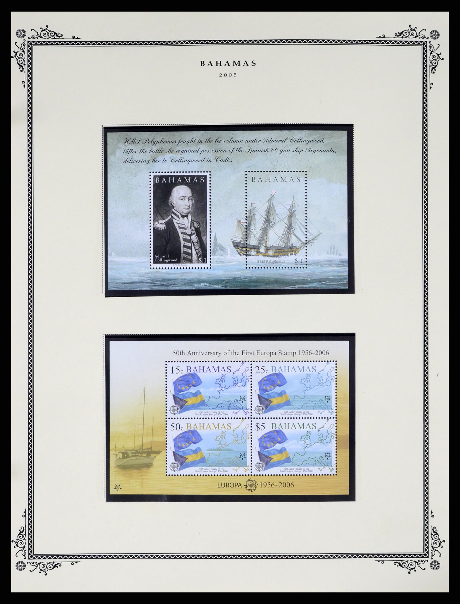 37629 208 - Postzegelverzameling 37629 Bahamas 1861-2013.