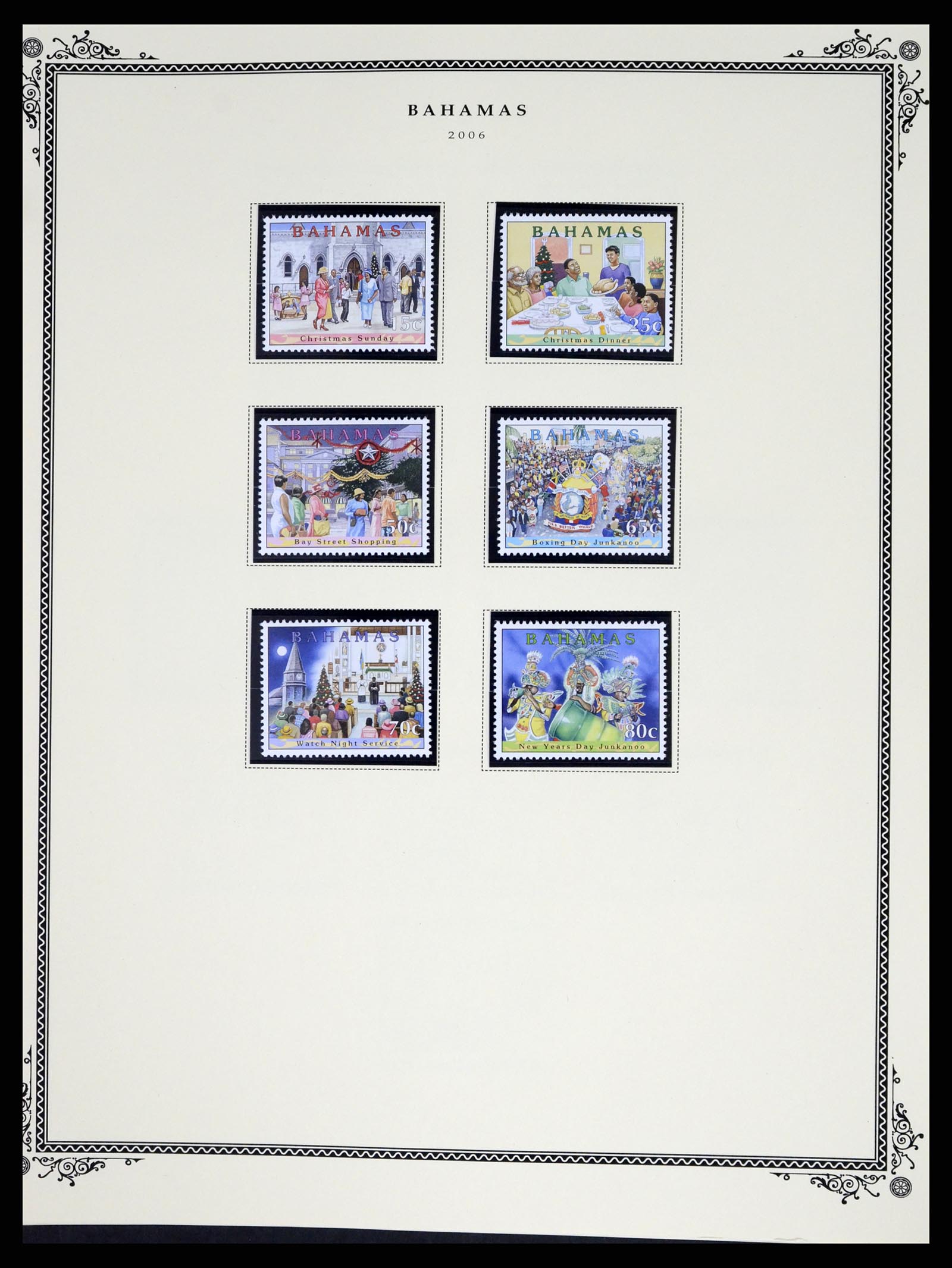 37629 216 - Postzegelverzameling 37629 Bahamas 1861-2013.