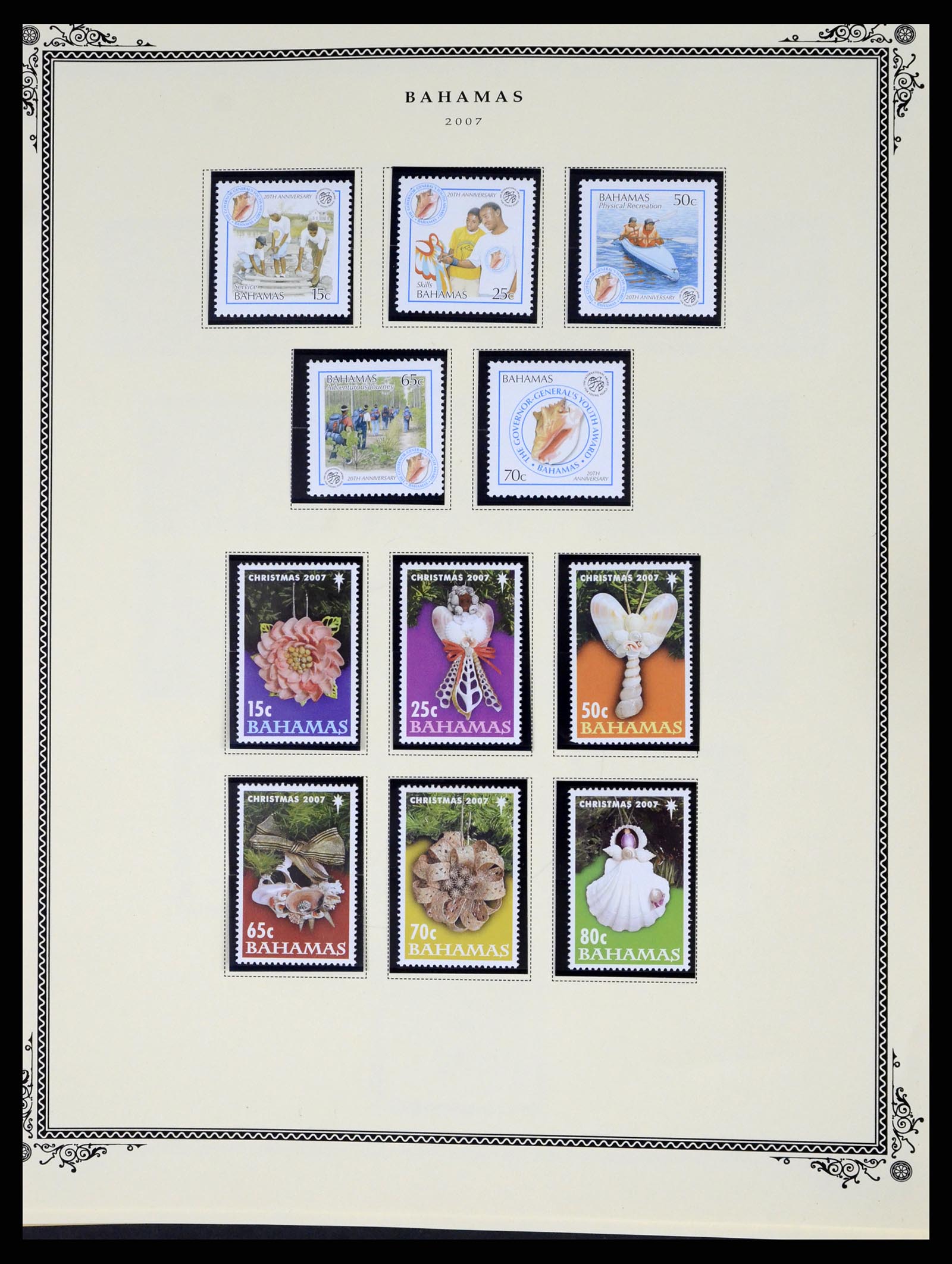 37629 220 - Postzegelverzameling 37629 Bahamas 1861-2013.