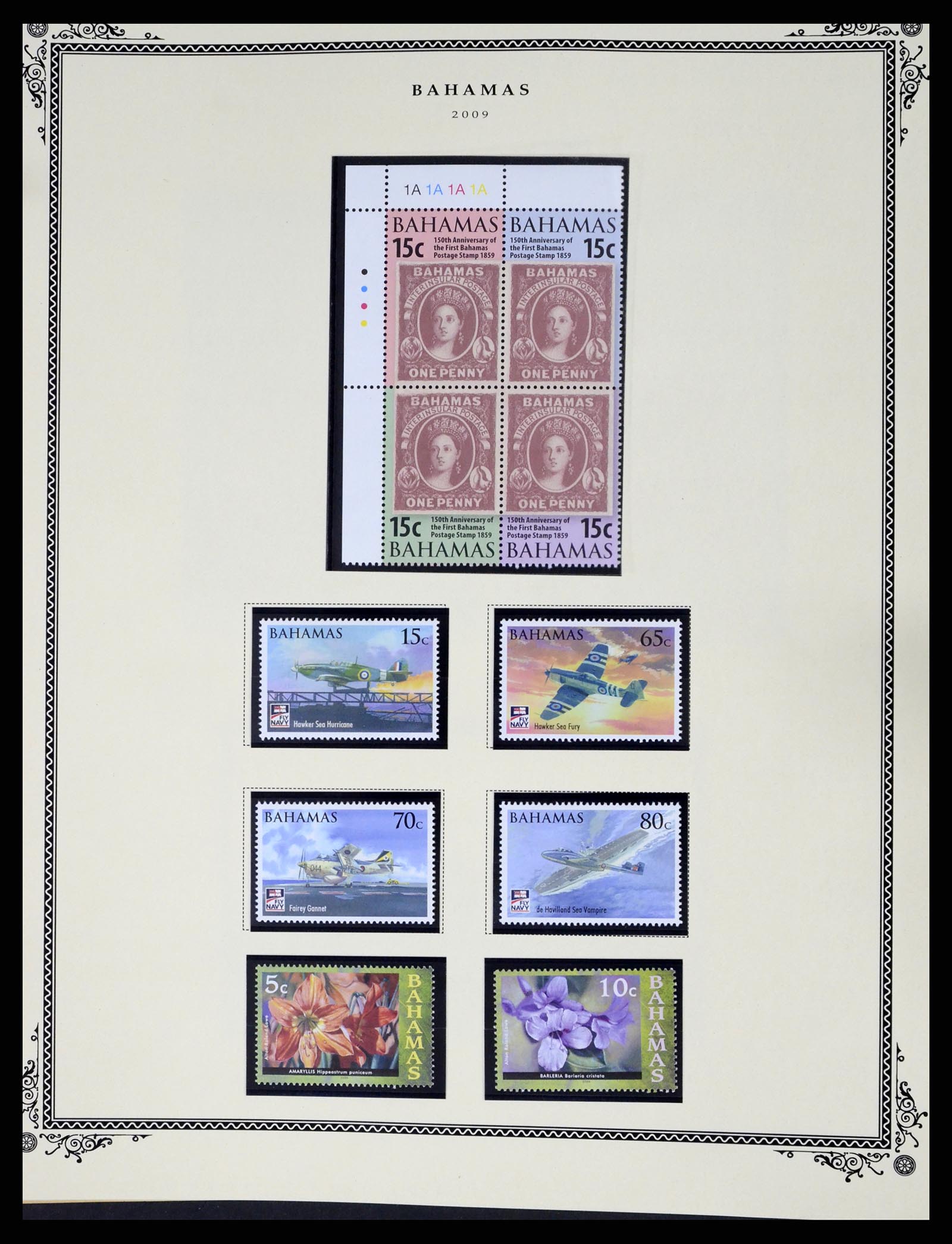 37629 228 - Postzegelverzameling 37629 Bahamas 1861-2013.