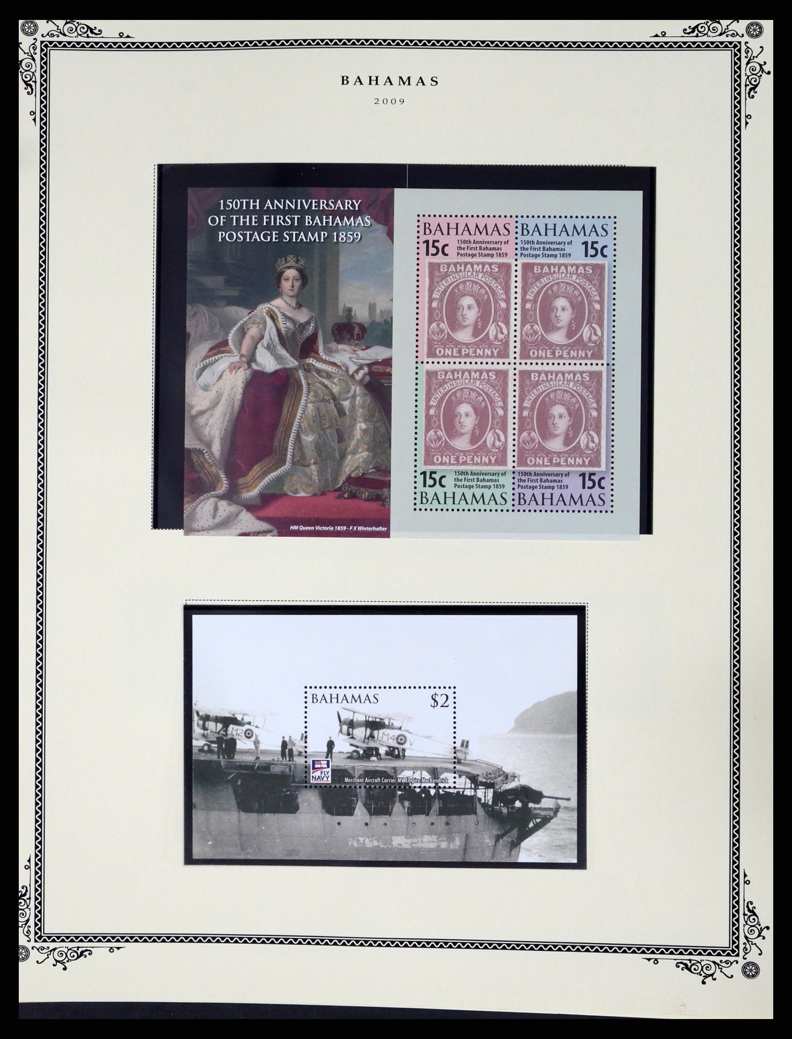 37629 229 - Postzegelverzameling 37629 Bahamas 1861-2013.