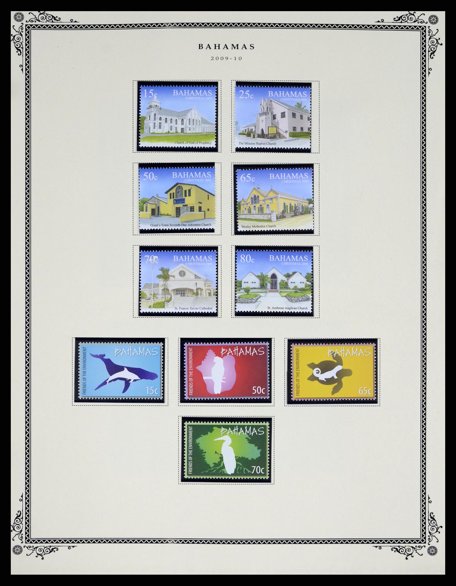 37629 230 - Postzegelverzameling 37629 Bahamas 1861-2013.