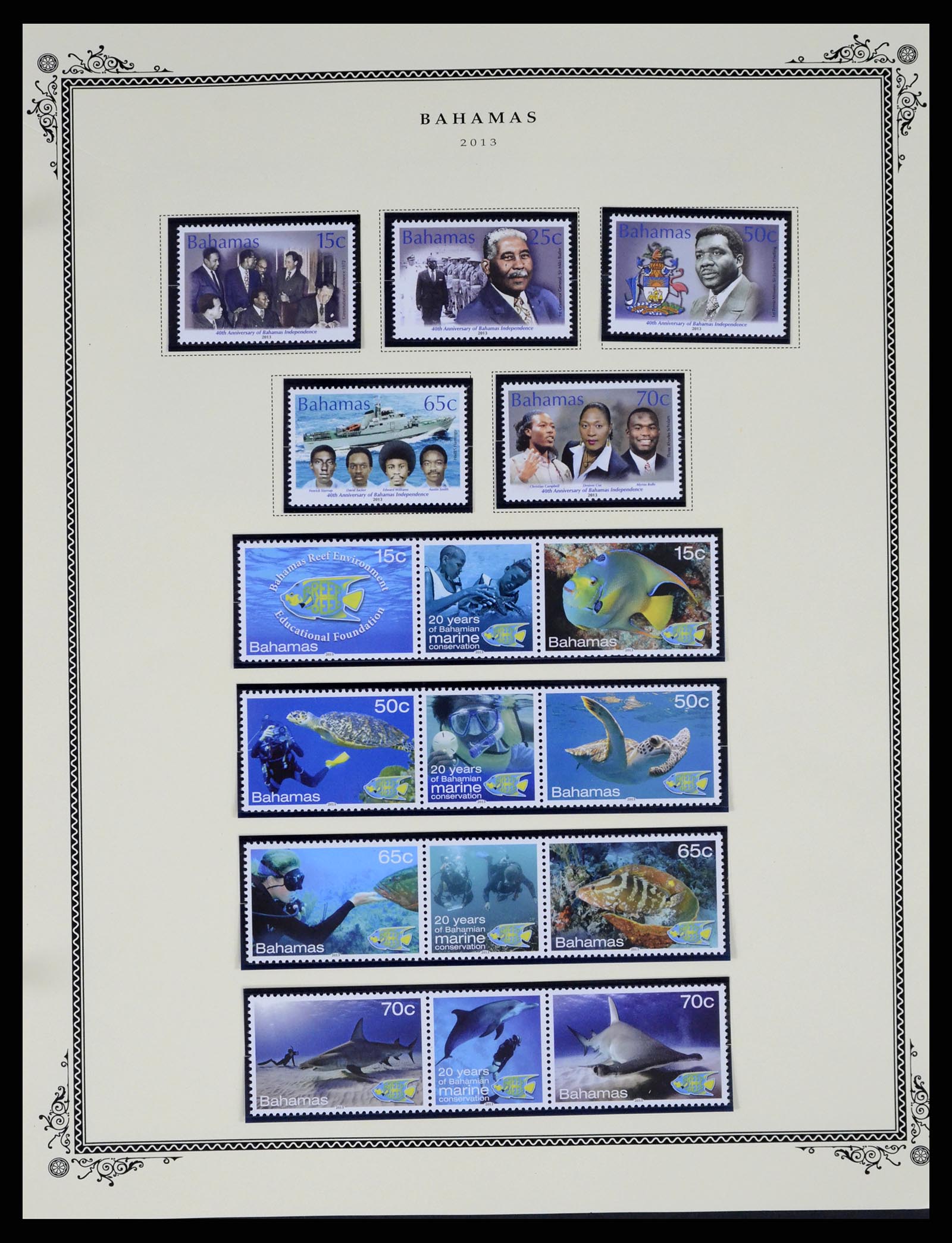 37629 243 - Stamp collection 37629 Bahamas 1861-2013.