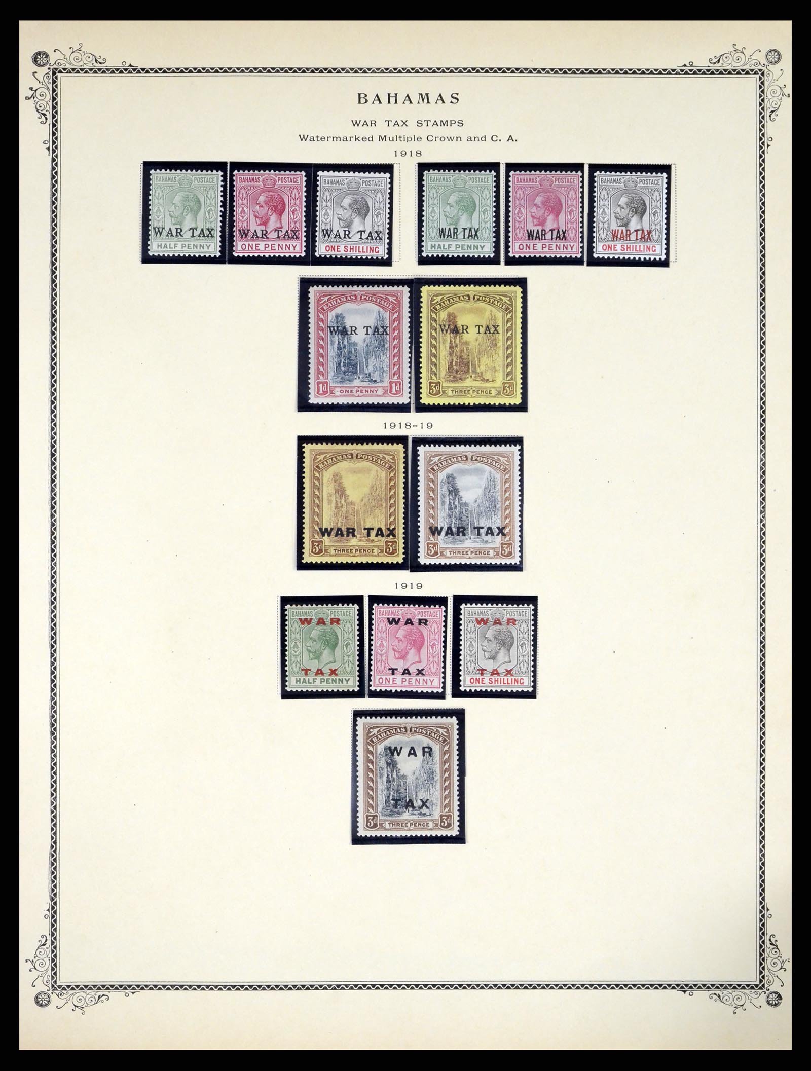 37629 254 - Postzegelverzameling 37629 Bahamas 1861-2013.