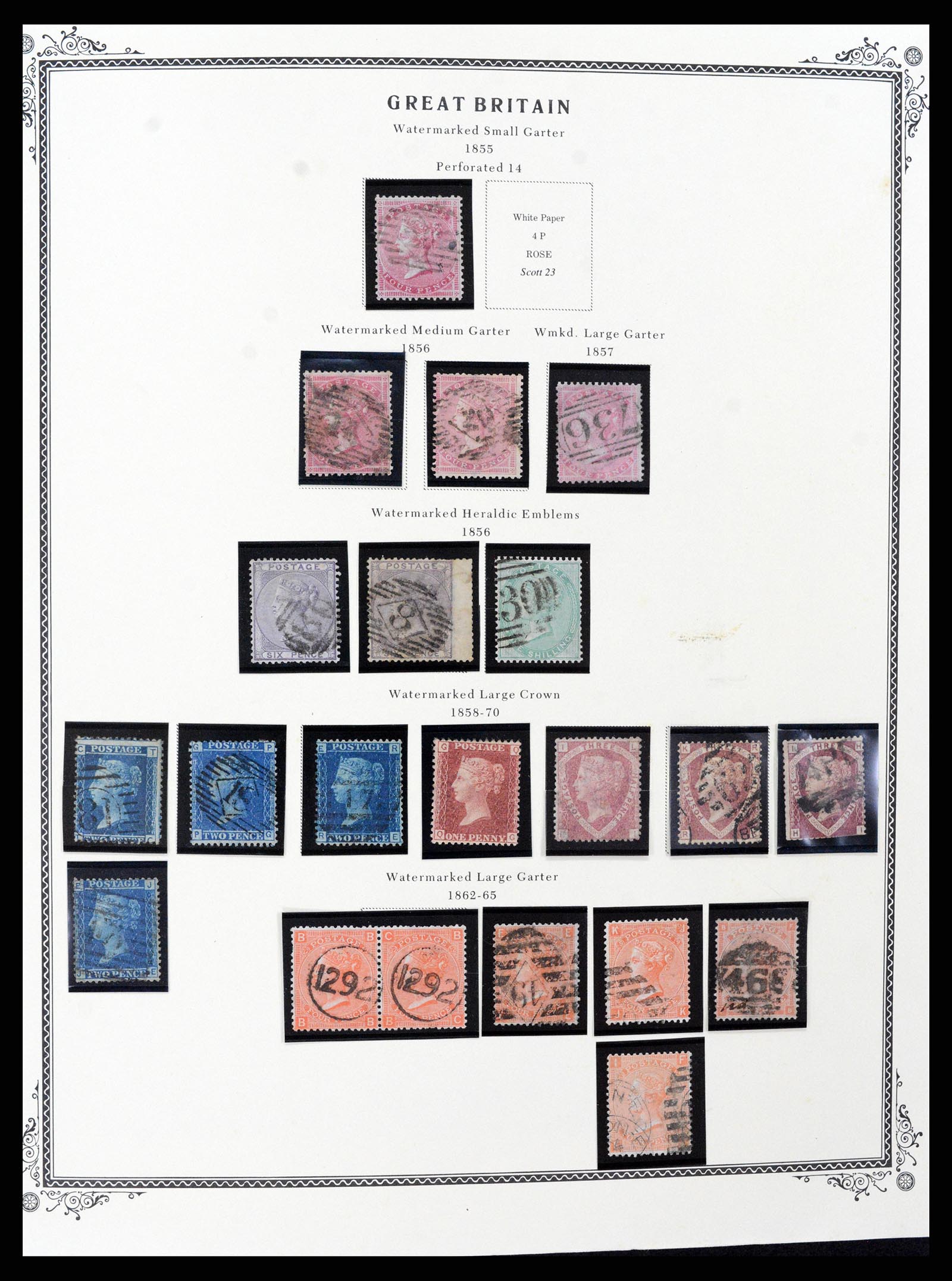 37630 004 - Postzegelverzameling 37630 Engeland 1840-1990.