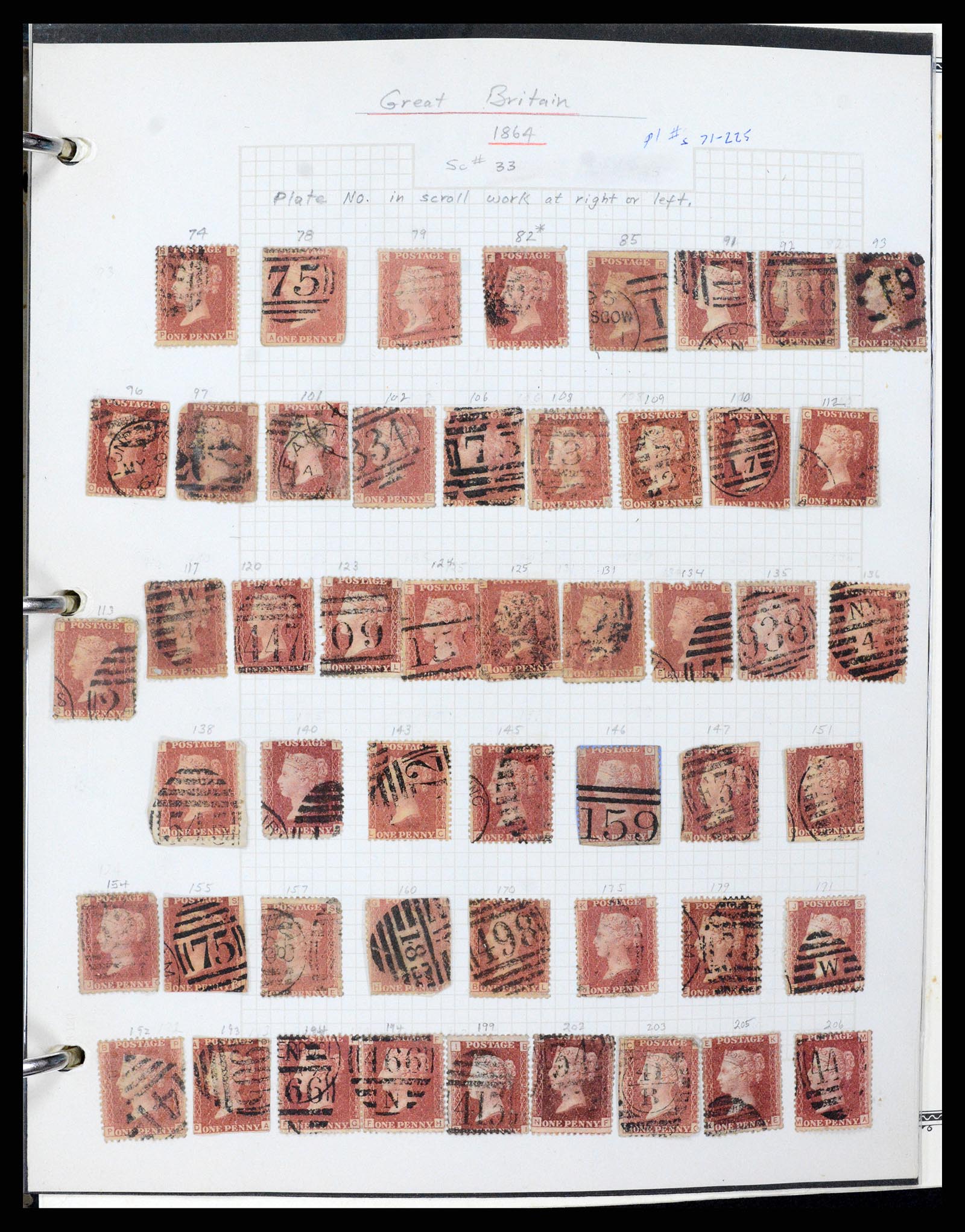 37630 008 - Postzegelverzameling 37630 Engeland 1840-1990.