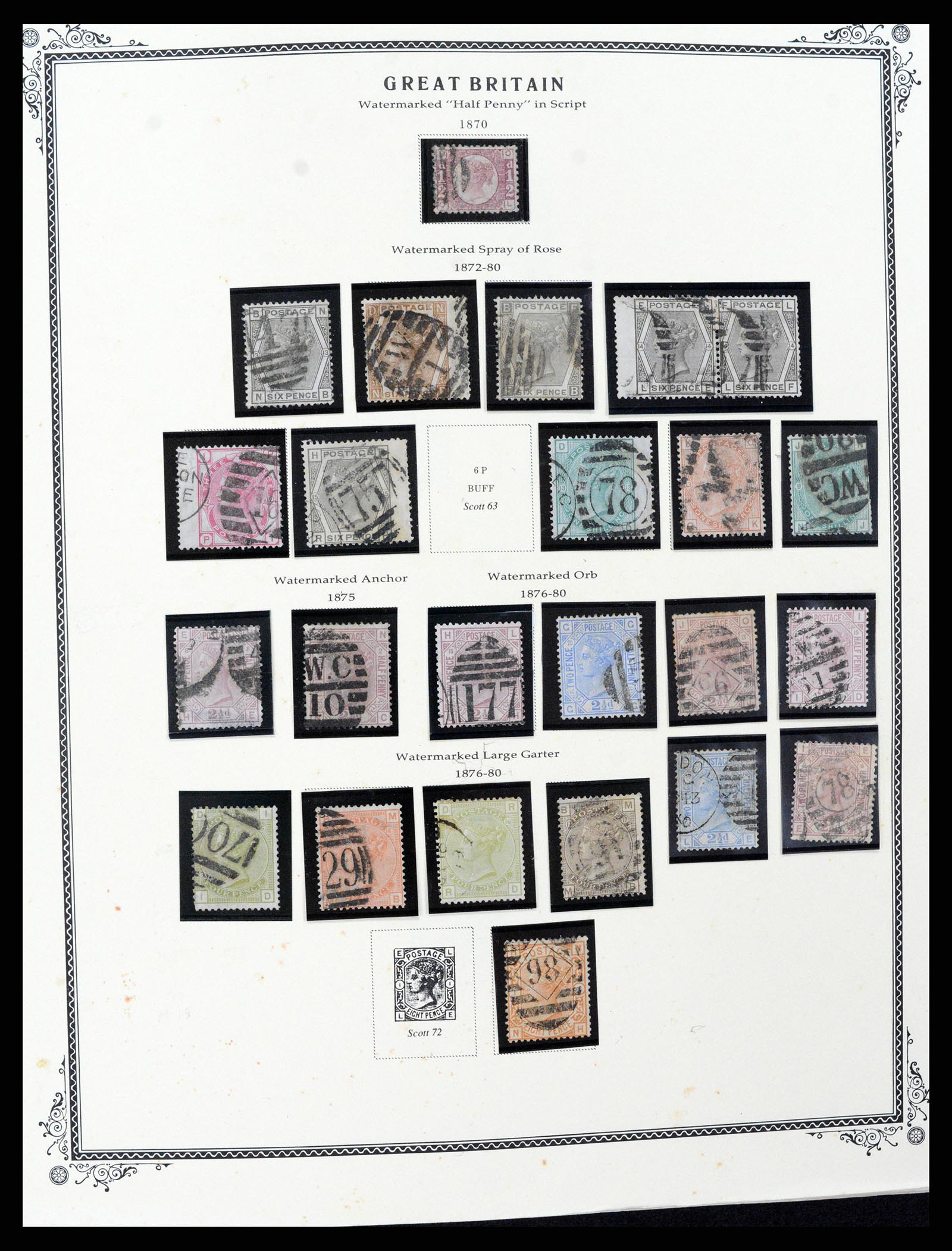 37630 010 - Postzegelverzameling 37630 Engeland 1840-1990.