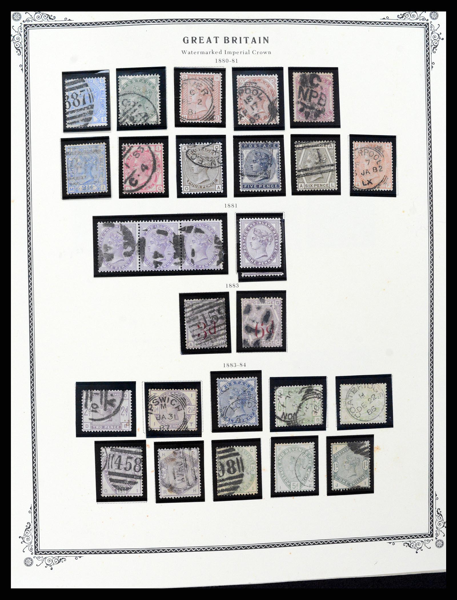 37630 012 - Postzegelverzameling 37630 Engeland 1840-1990.
