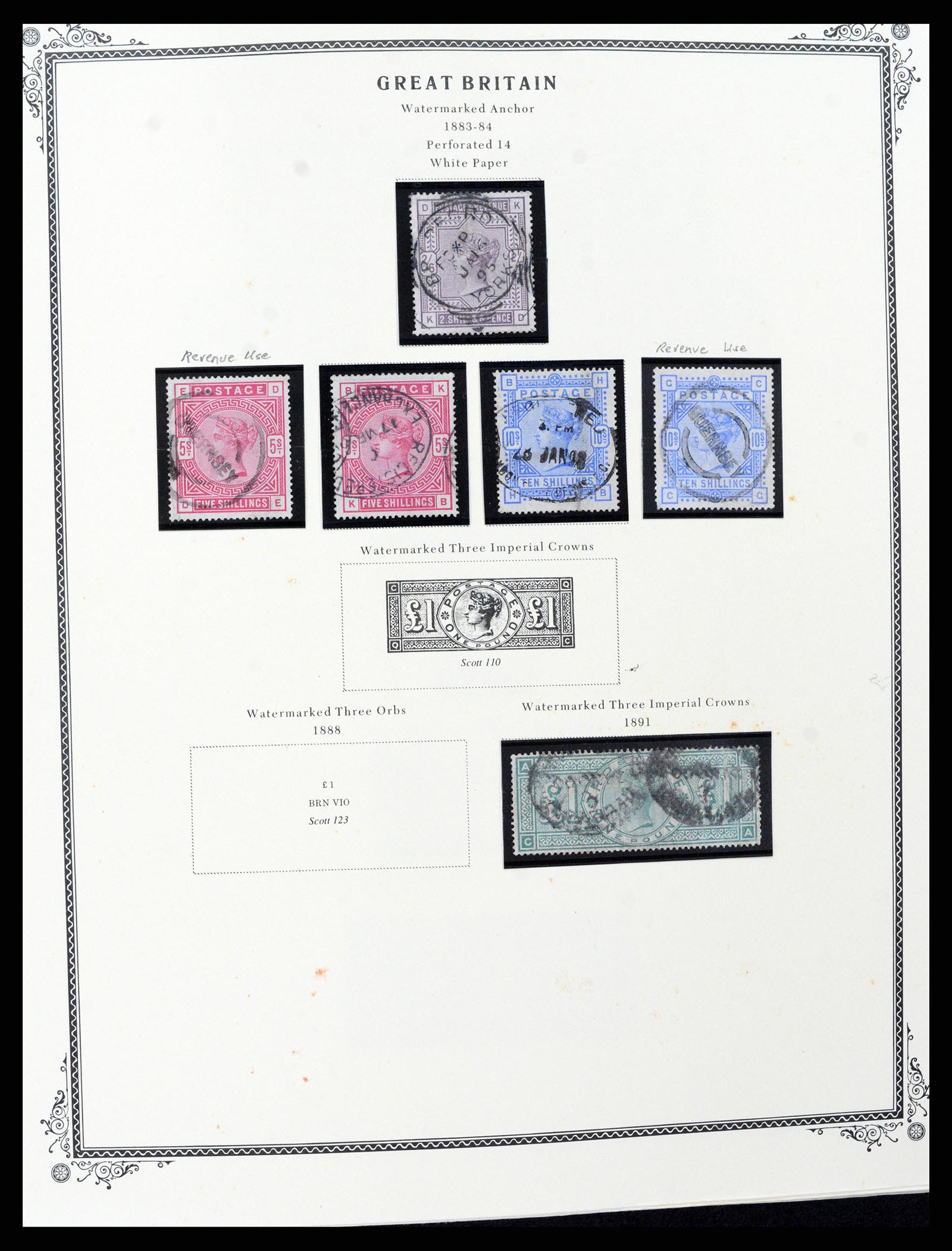 37630 013 - Postzegelverzameling 37630 Engeland 1840-1990.
