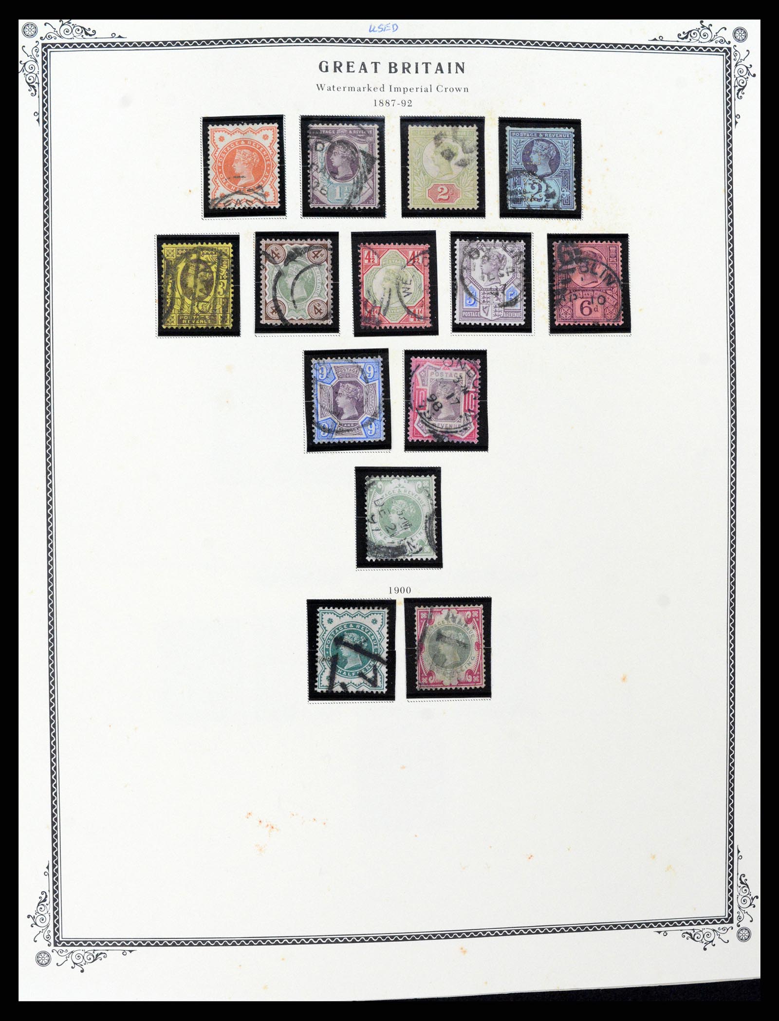 37630 015 - Postzegelverzameling 37630 Engeland 1840-1990.