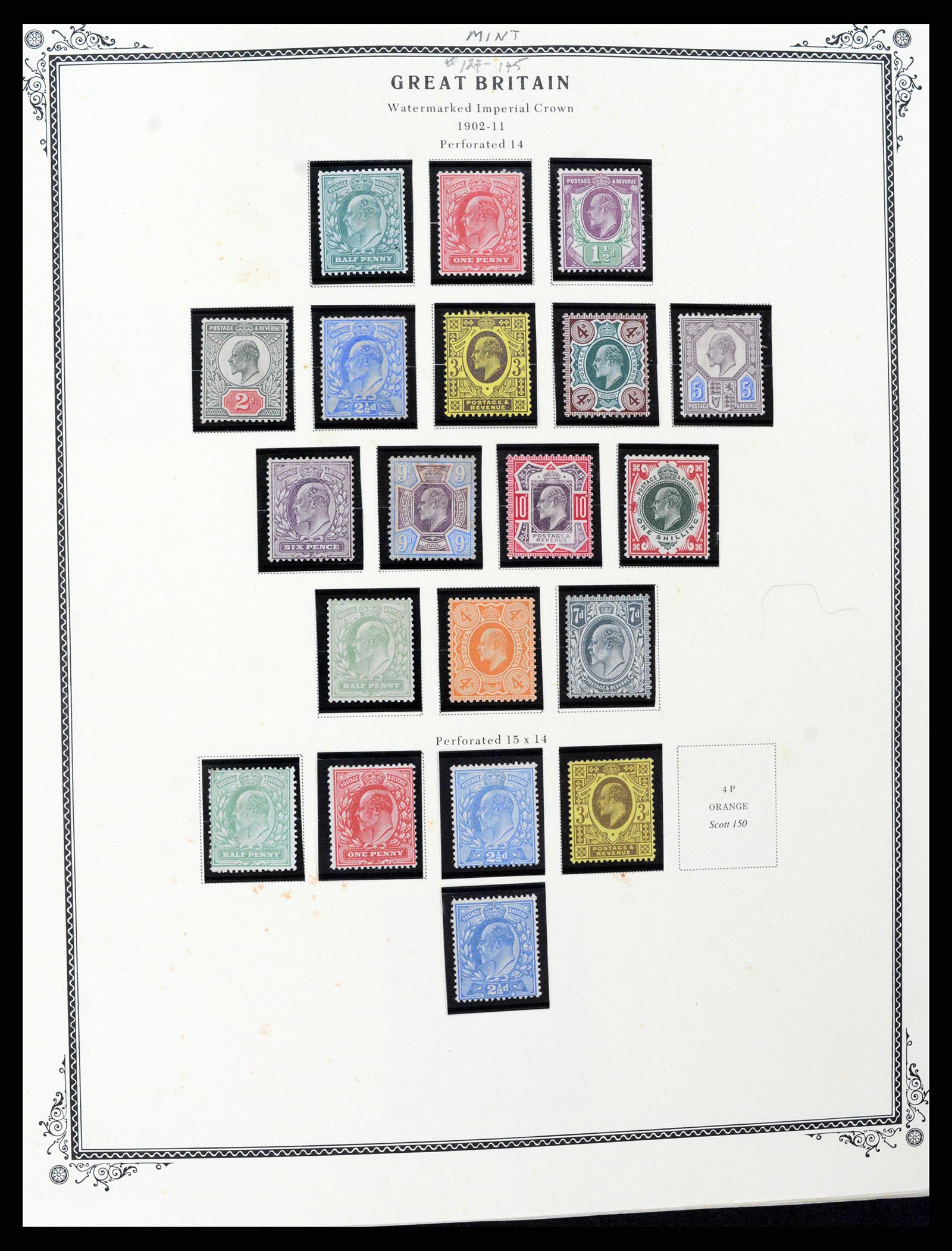 37630 017 - Postzegelverzameling 37630 Engeland 1840-1990.