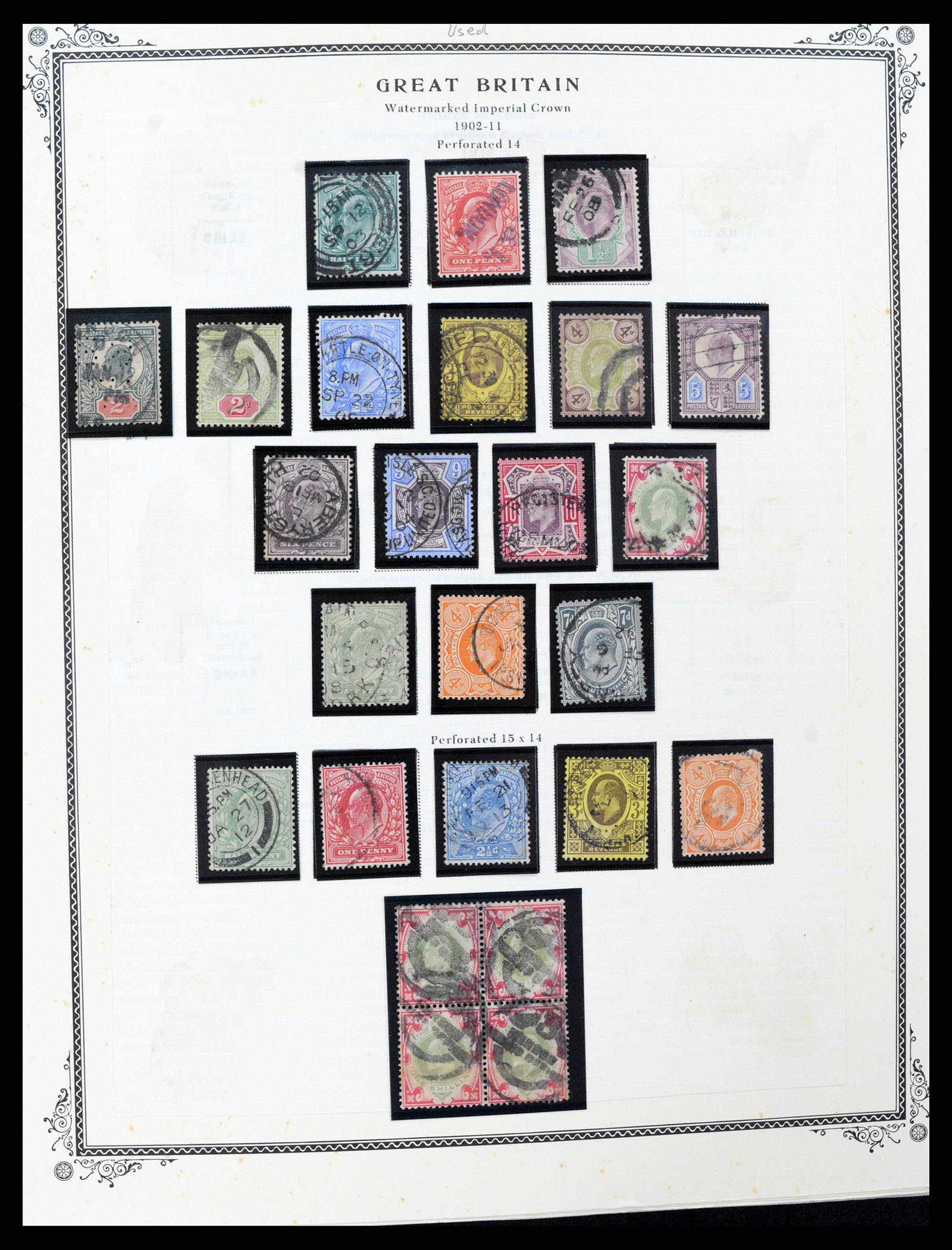 37630 018 - Postzegelverzameling 37630 Engeland 1840-1990.
