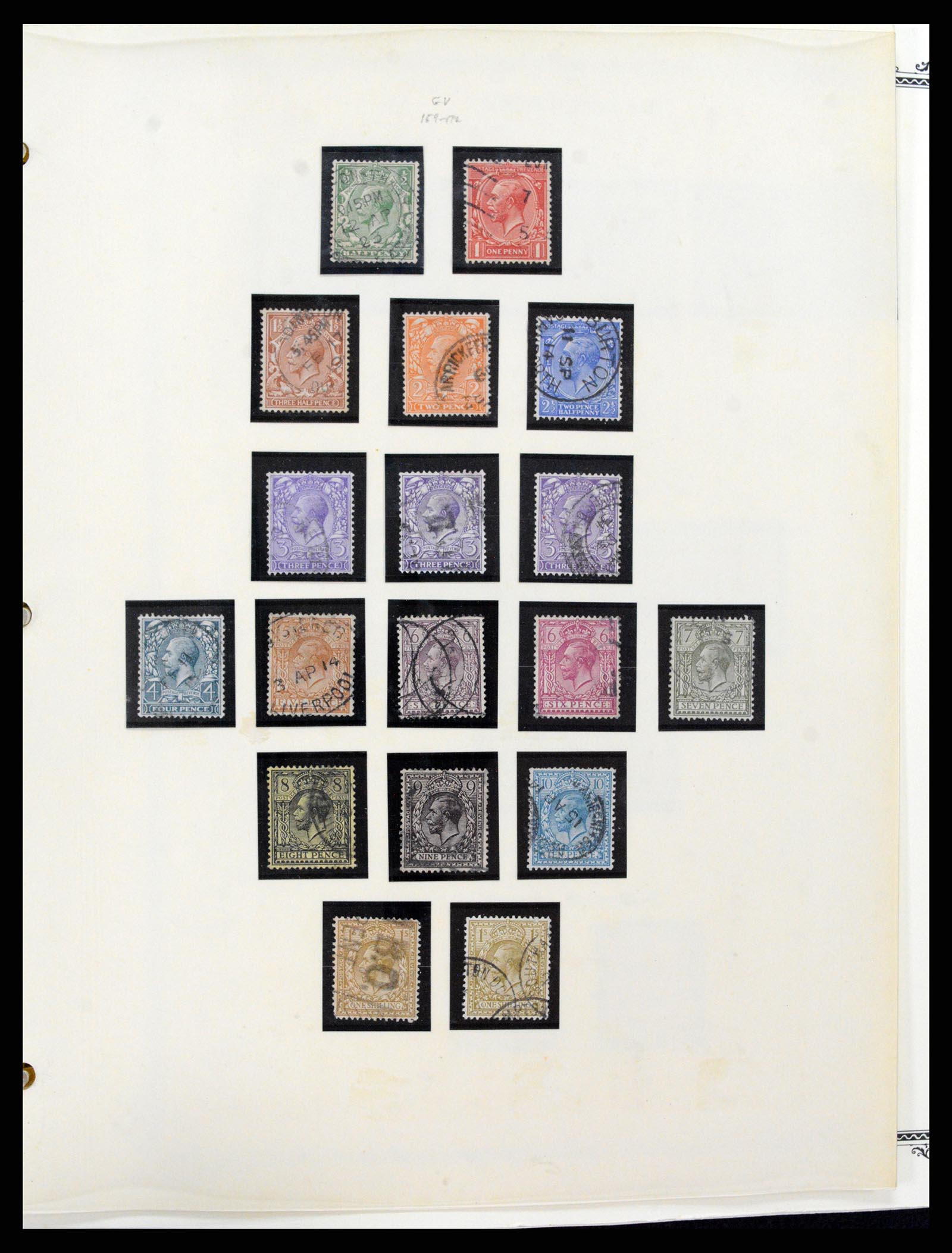 37630 023 - Postzegelverzameling 37630 Engeland 1840-1990.
