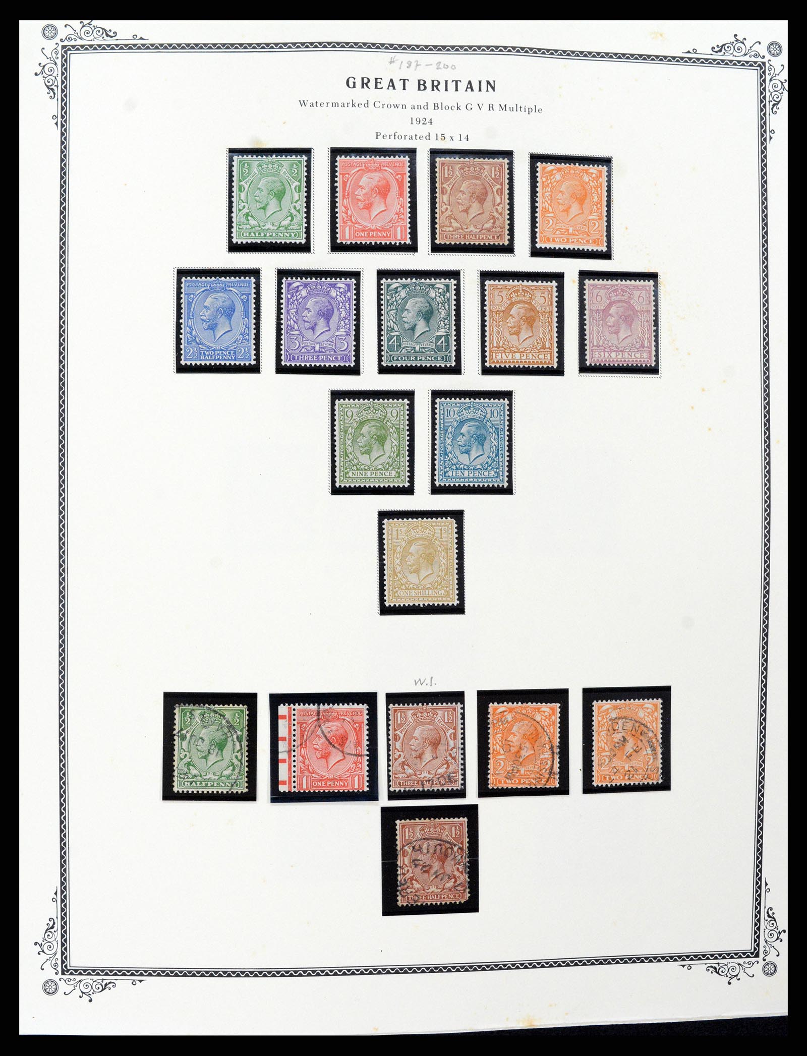 37630 025 - Postzegelverzameling 37630 Engeland 1840-1990.