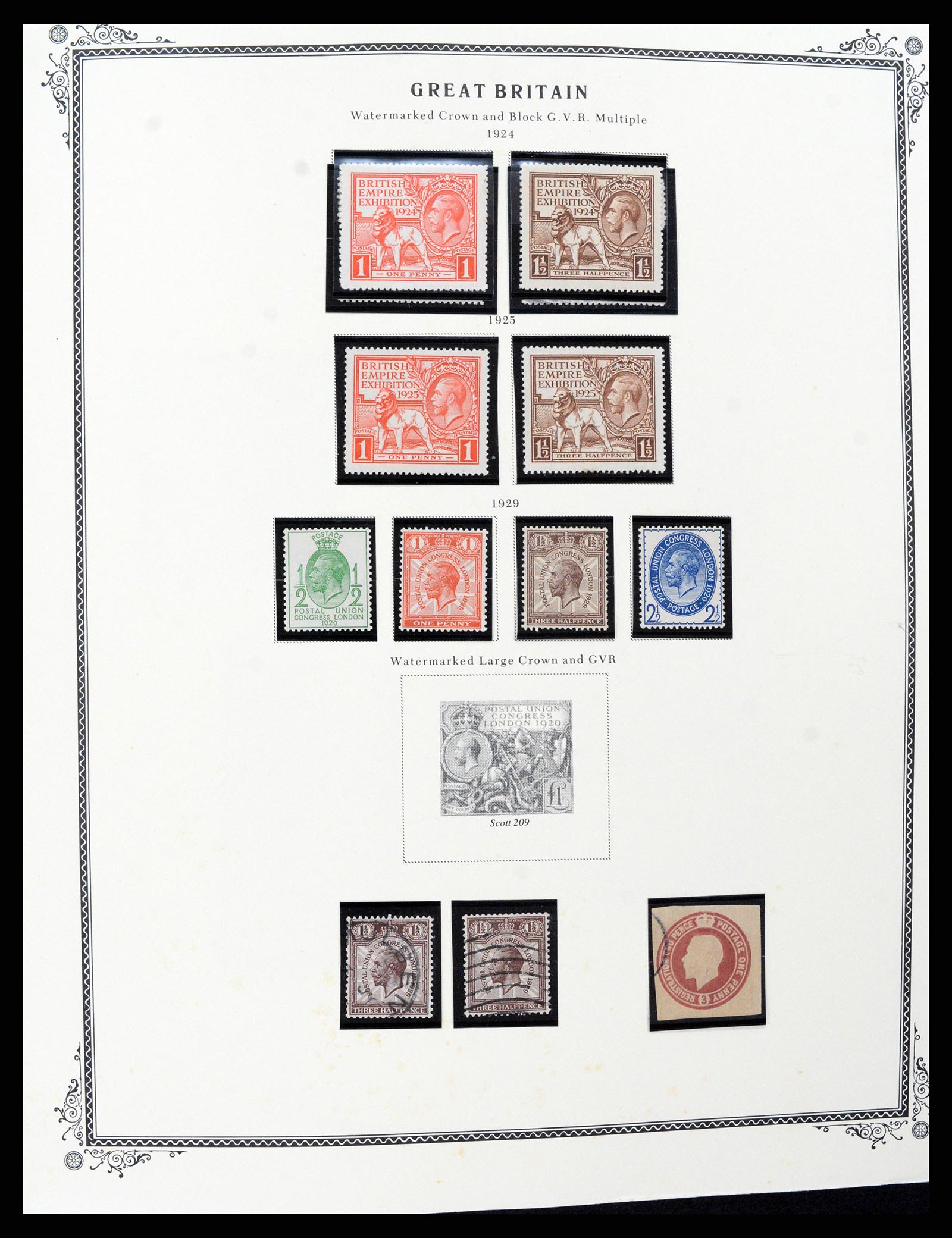 37630 026 - Postzegelverzameling 37630 Engeland 1840-1990.
