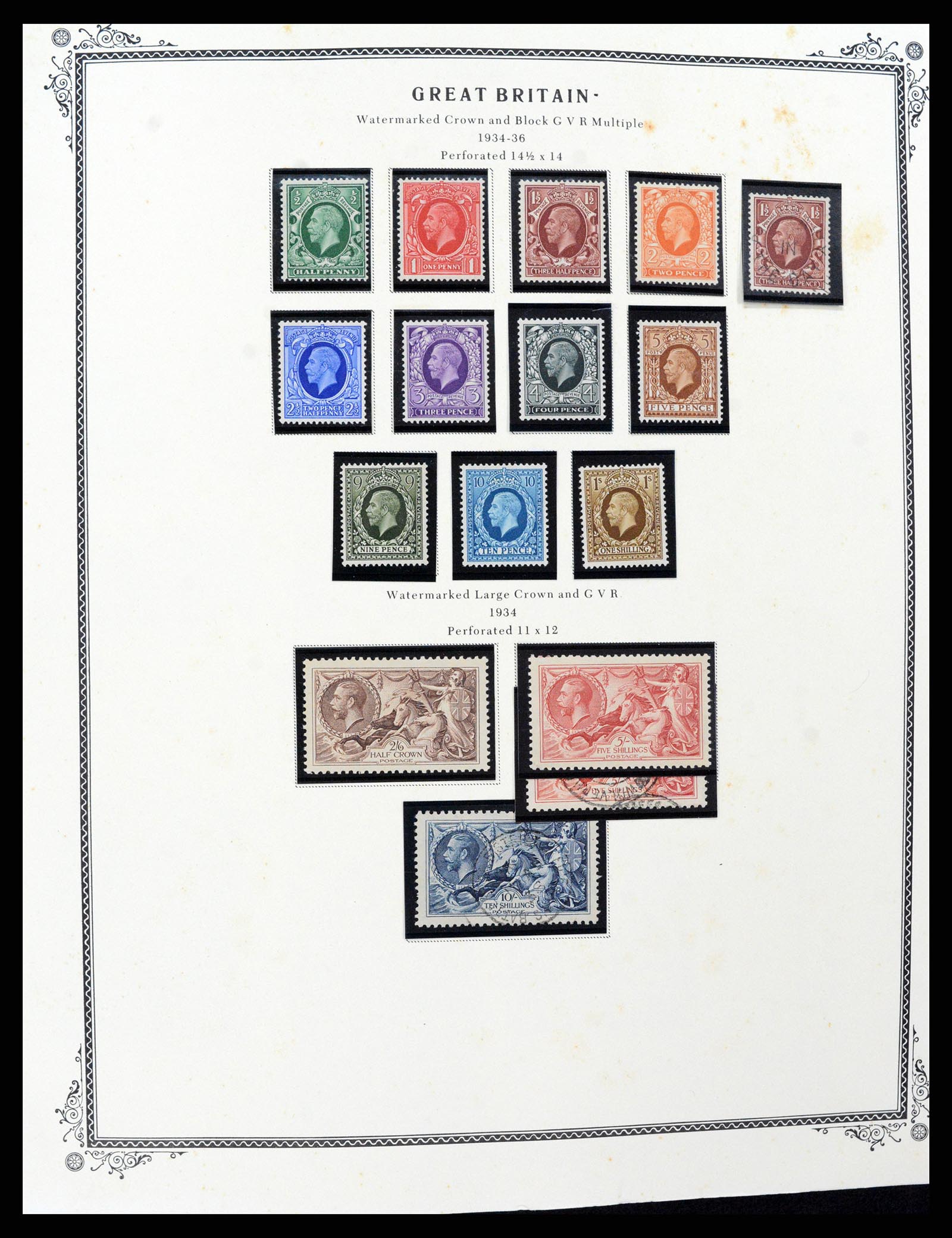 37630 028 - Postzegelverzameling 37630 Engeland 1840-1990.