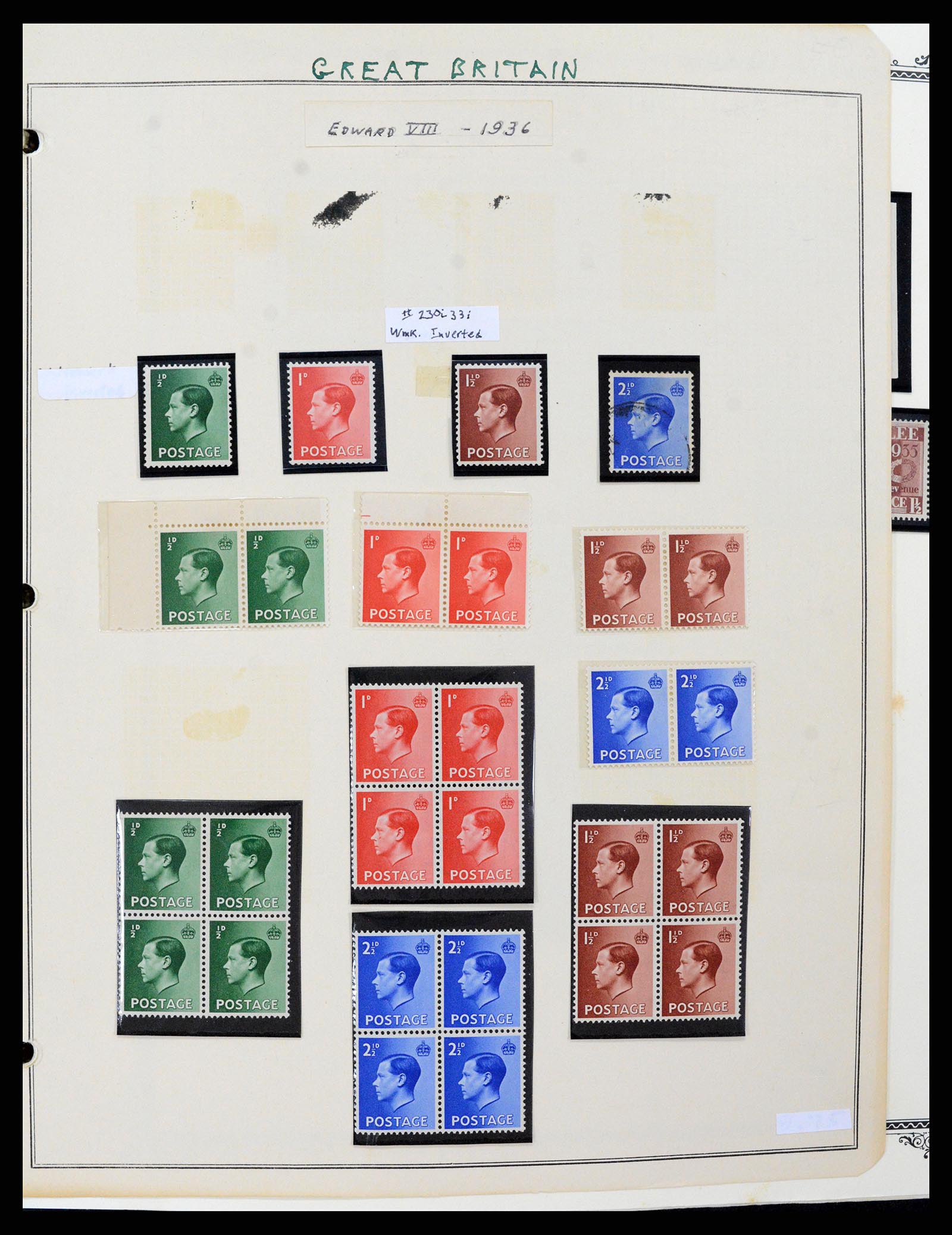 37630 029 - Postzegelverzameling 37630 Engeland 1840-1990.