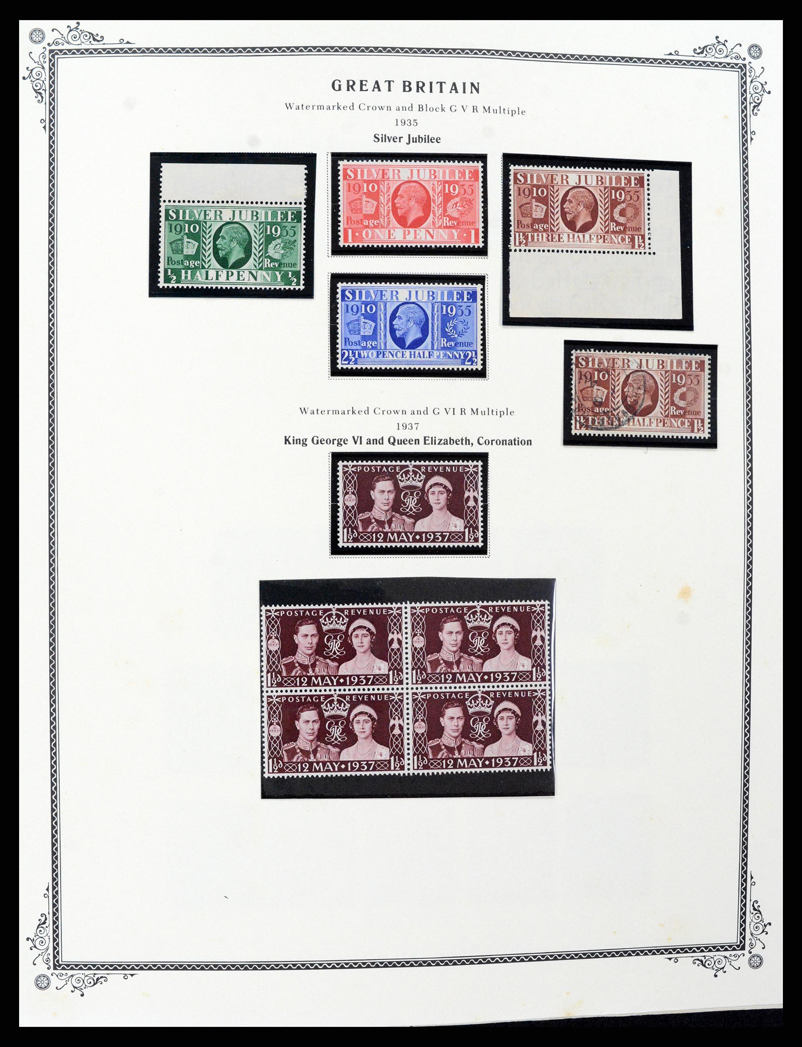 37630 030 - Postzegelverzameling 37630 Engeland 1840-1990.