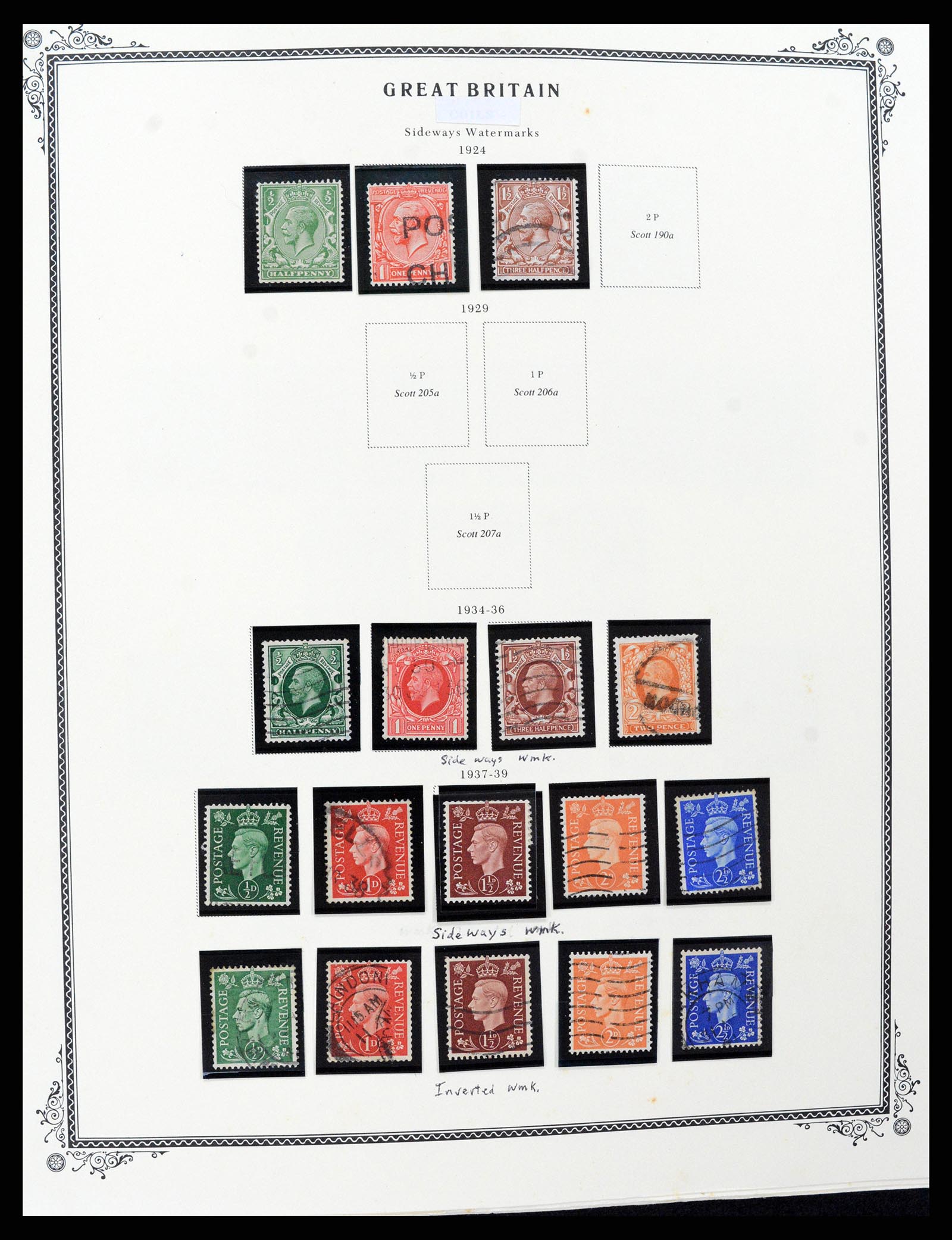37630 031 - Postzegelverzameling 37630 Engeland 1840-1990.