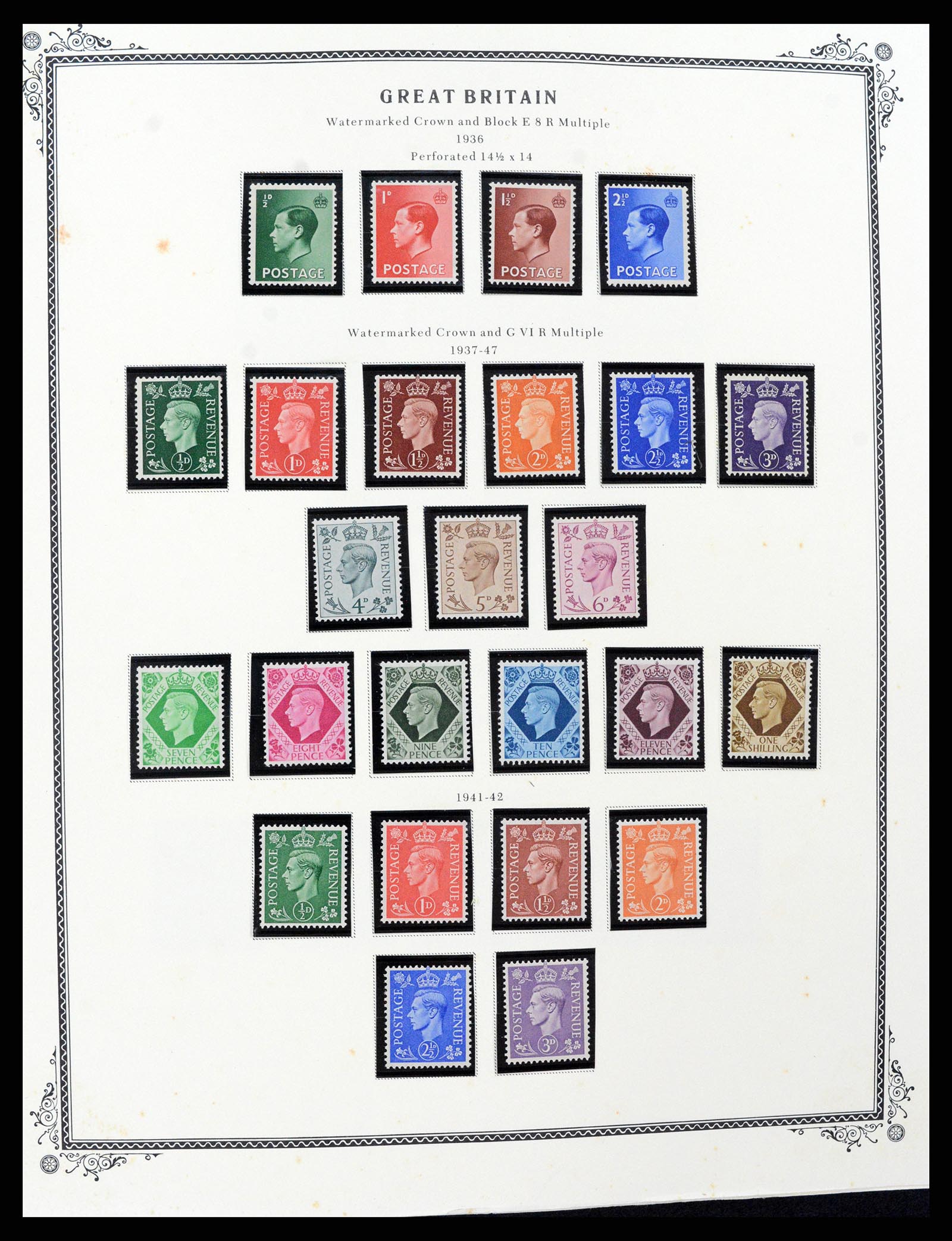 37630 032 - Postzegelverzameling 37630 Engeland 1840-1990.