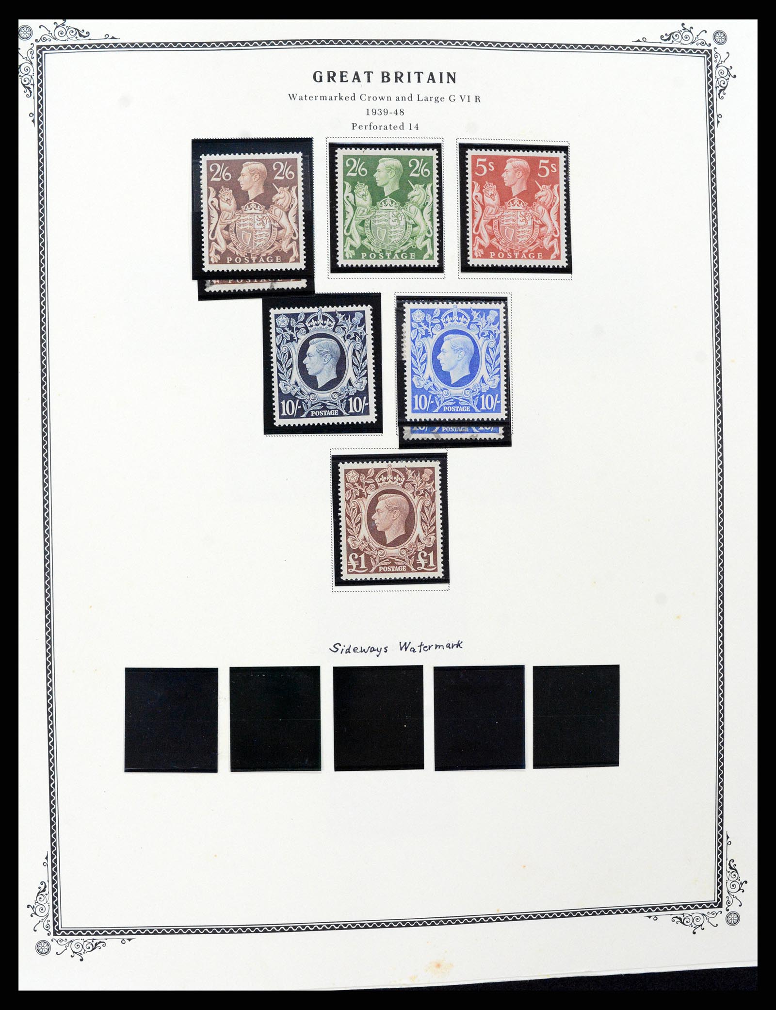 37630 033 - Postzegelverzameling 37630 Engeland 1840-1990.