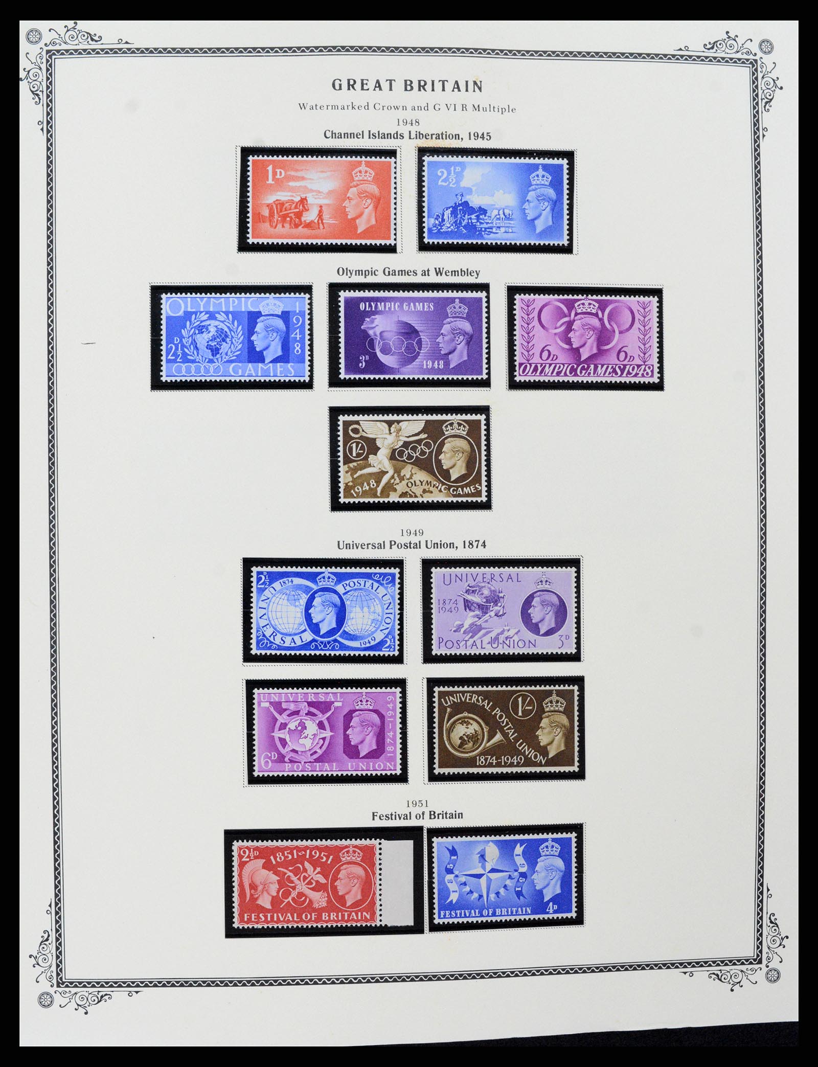 37630 035 - Postzegelverzameling 37630 Engeland 1840-1990.
