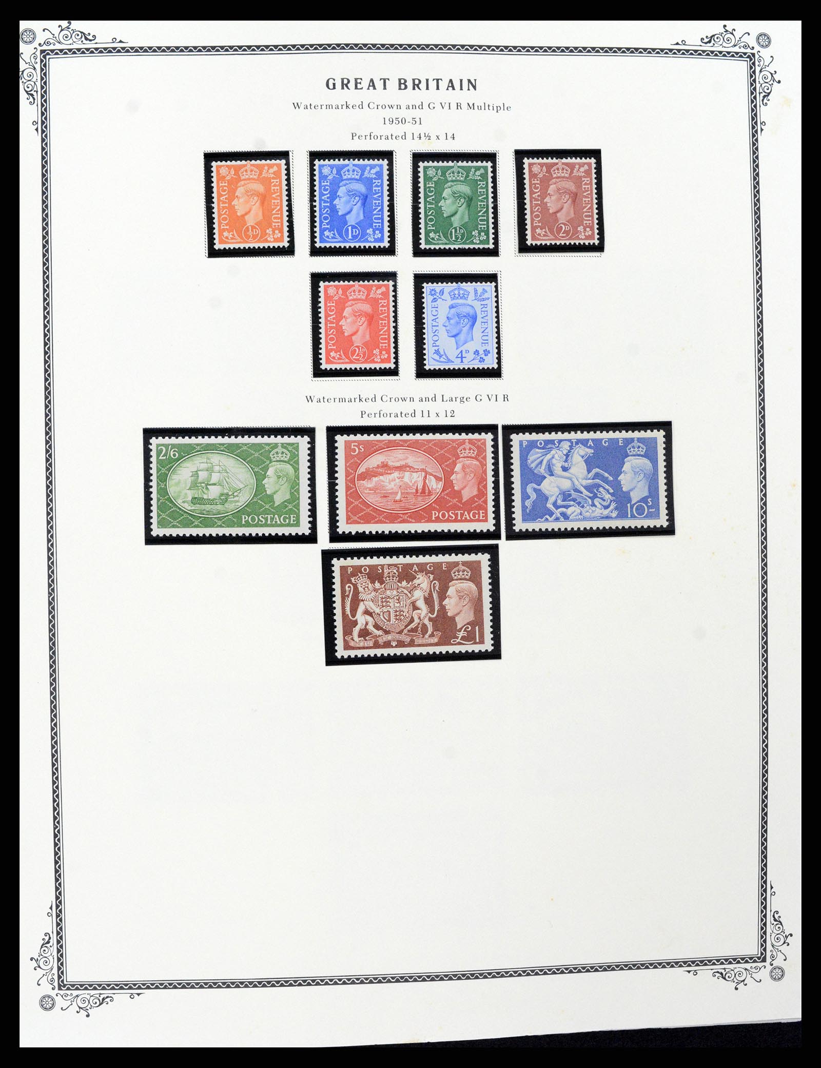 37630 036 - Postzegelverzameling 37630 Engeland 1840-1990.