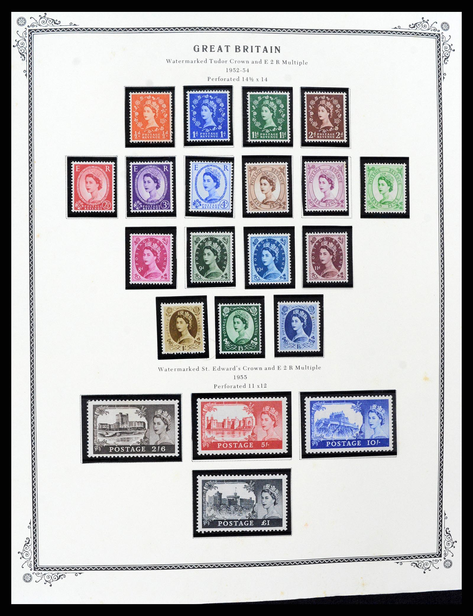 37630 037 - Postzegelverzameling 37630 Engeland 1840-1990.