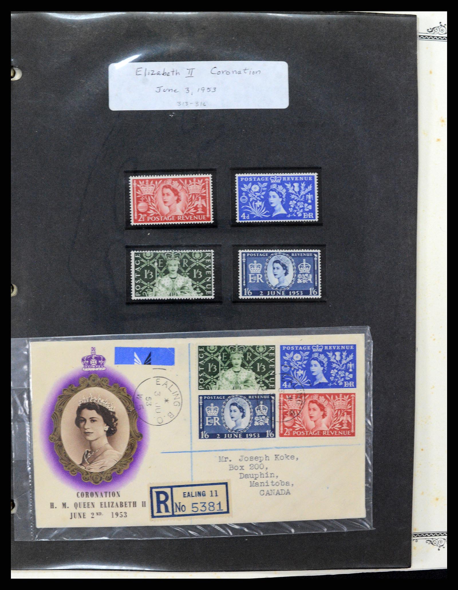 37630 038 - Postzegelverzameling 37630 Engeland 1840-1990.