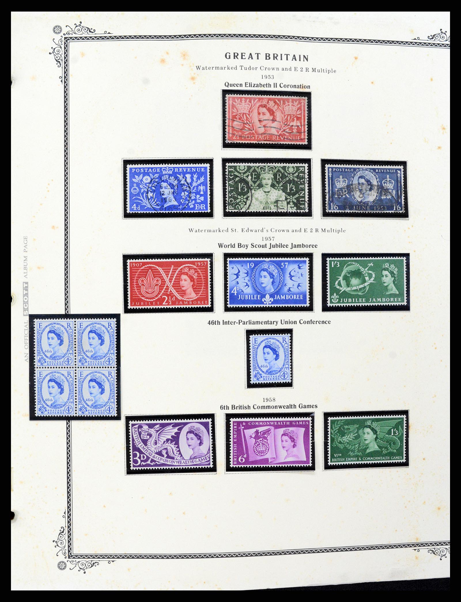 37630 040 - Postzegelverzameling 37630 Engeland 1840-1990.